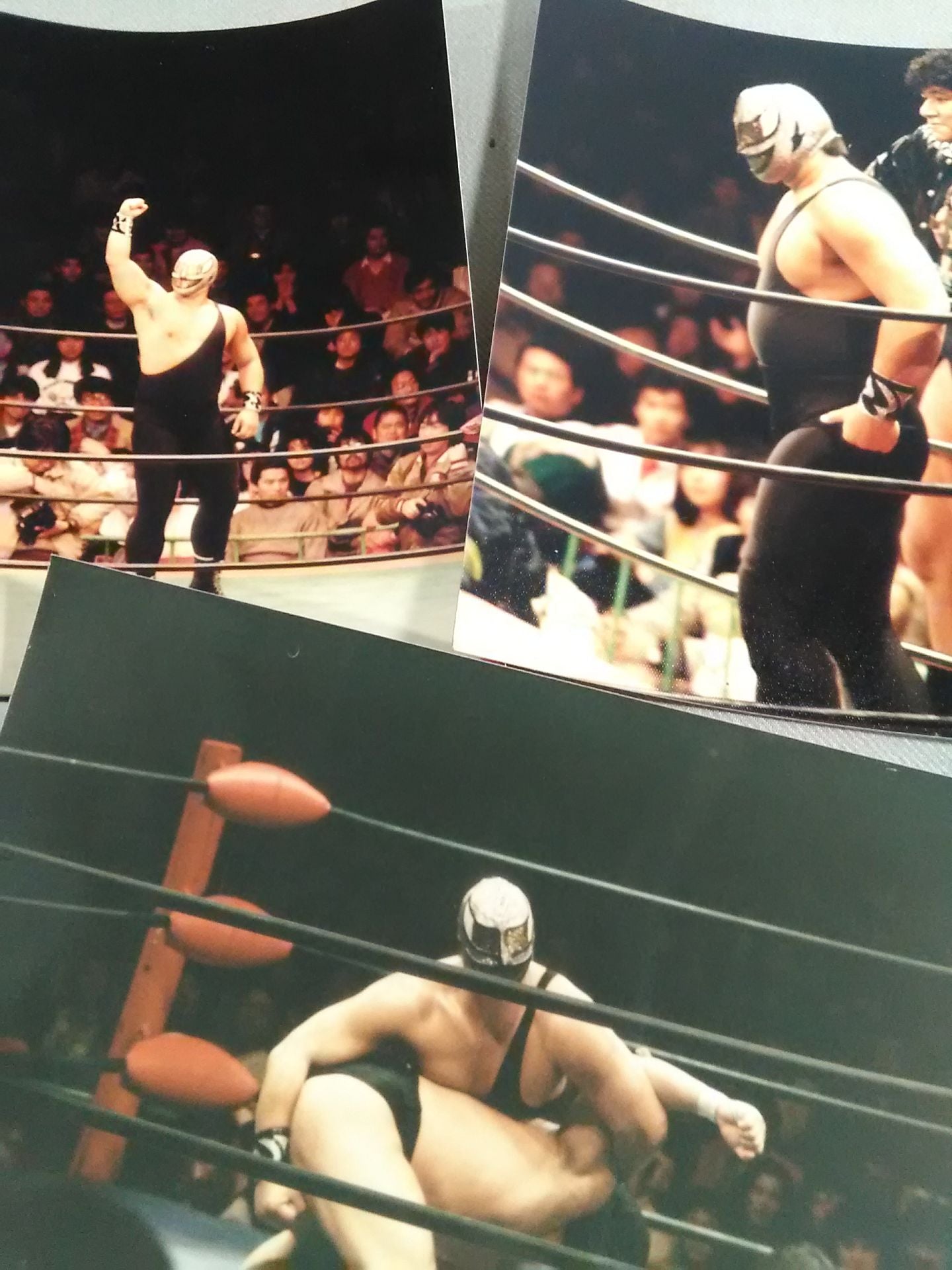 ★復活の魔神風車固め!!★ スーパー・ストロング・マシーン 生写真セット