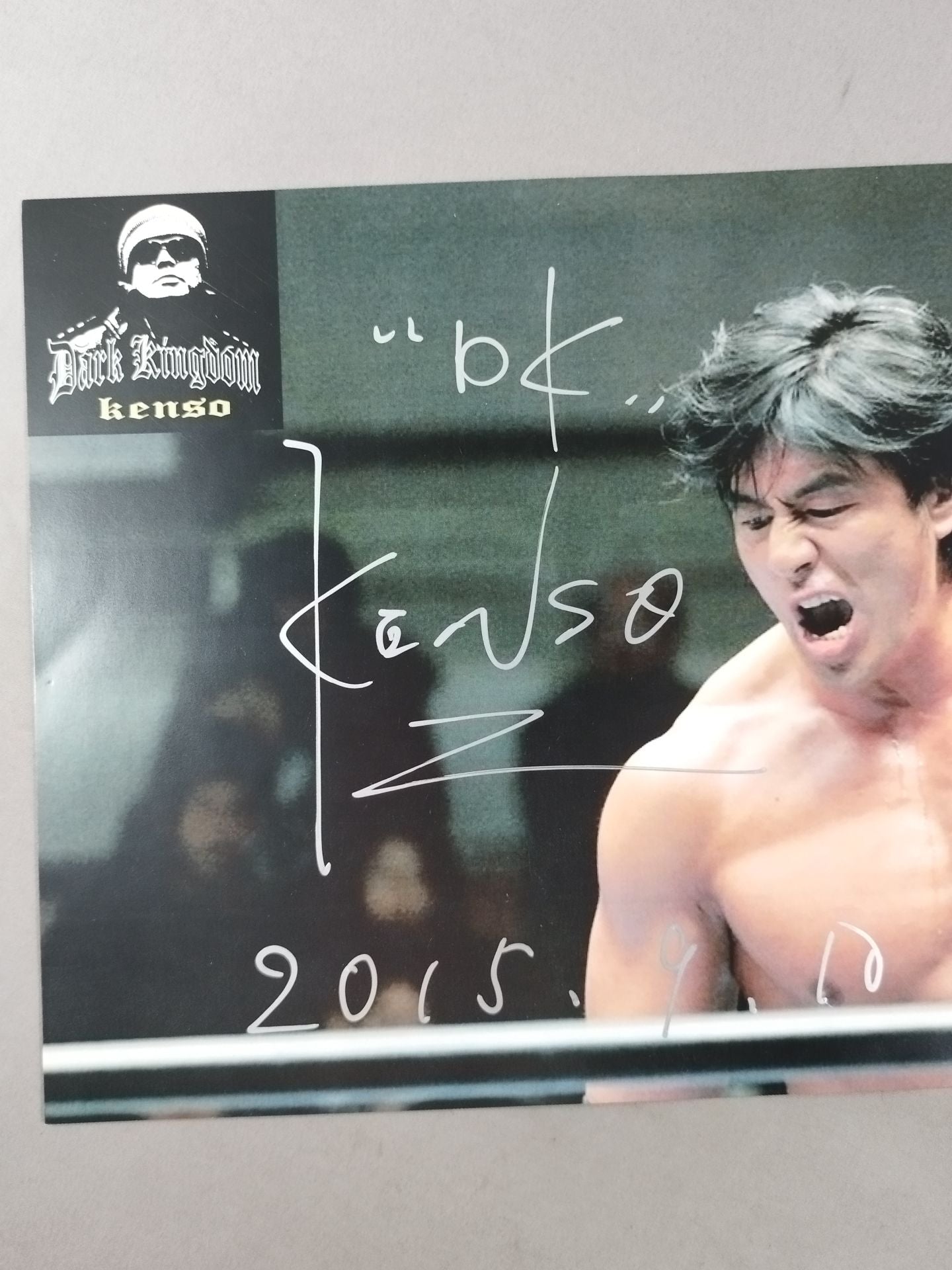 KENSO 直筆サイン入りポートレート(A-1)