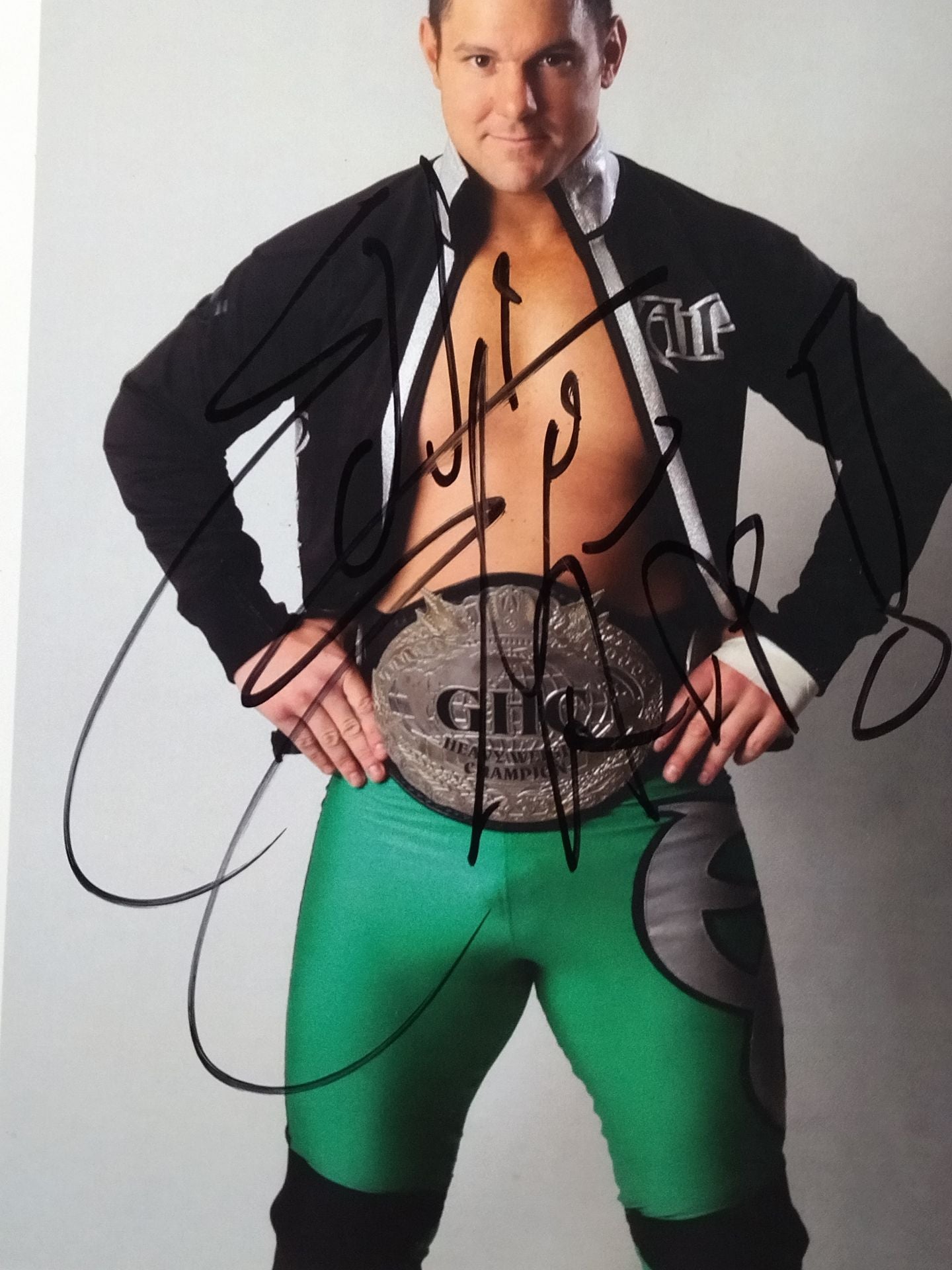Eddie Edwards hand signed autograph Pro-Photo (A-1)