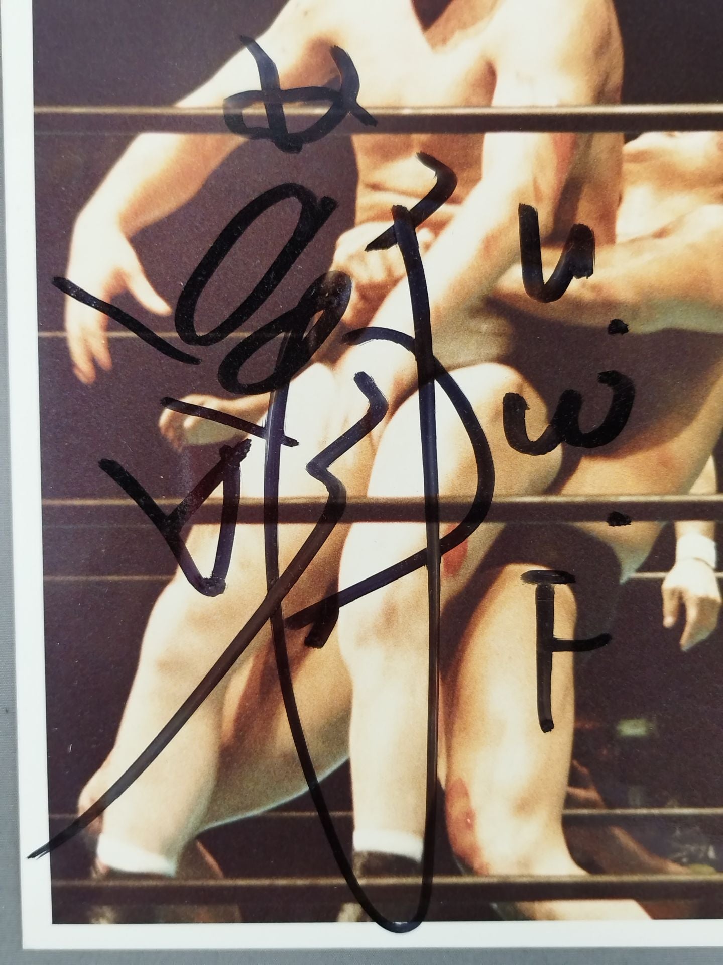 UWF Akira Maeda hand signed autograph Large format photo (A-1)