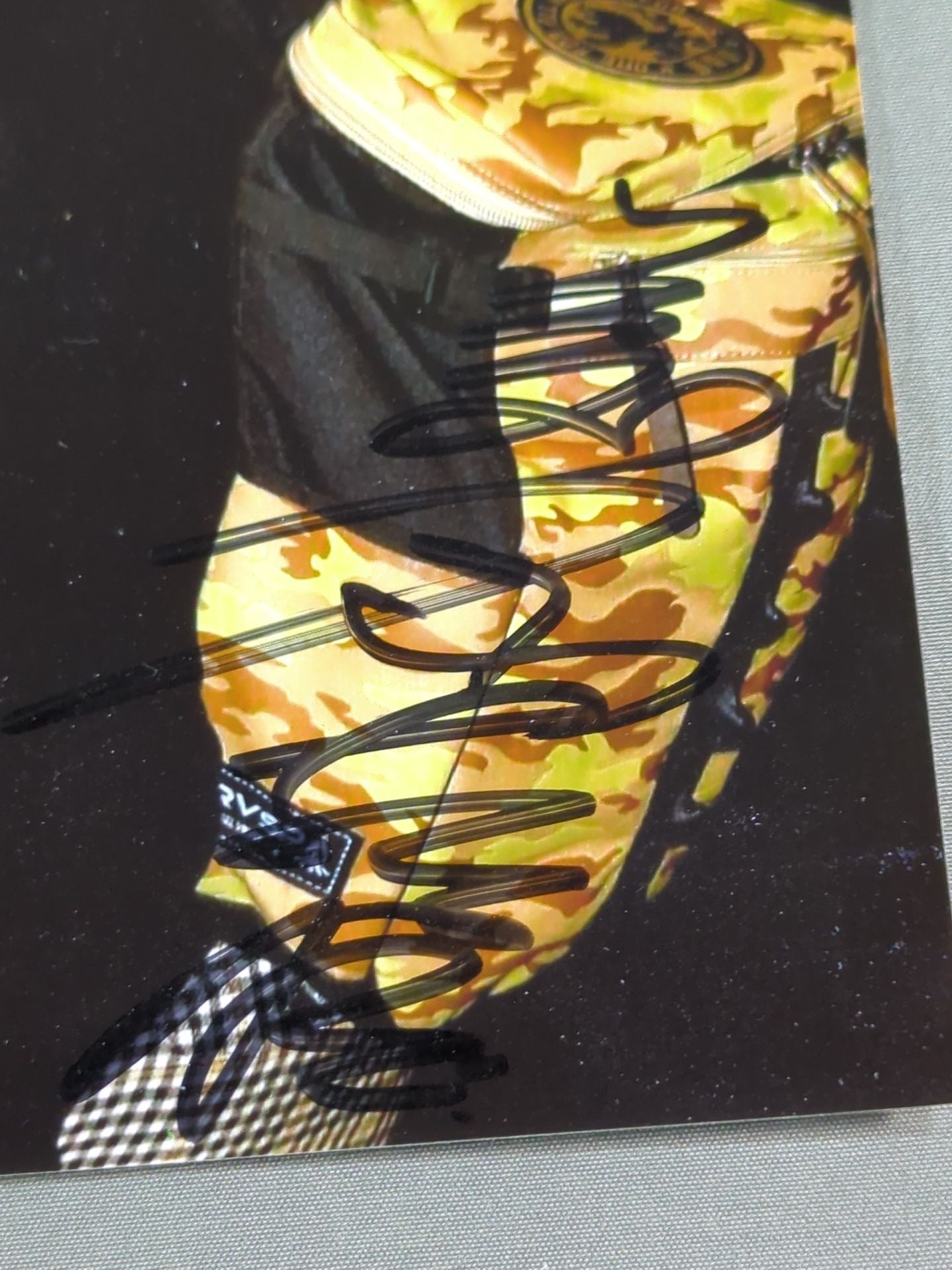 藤原喜明 直筆サイン入り写真①