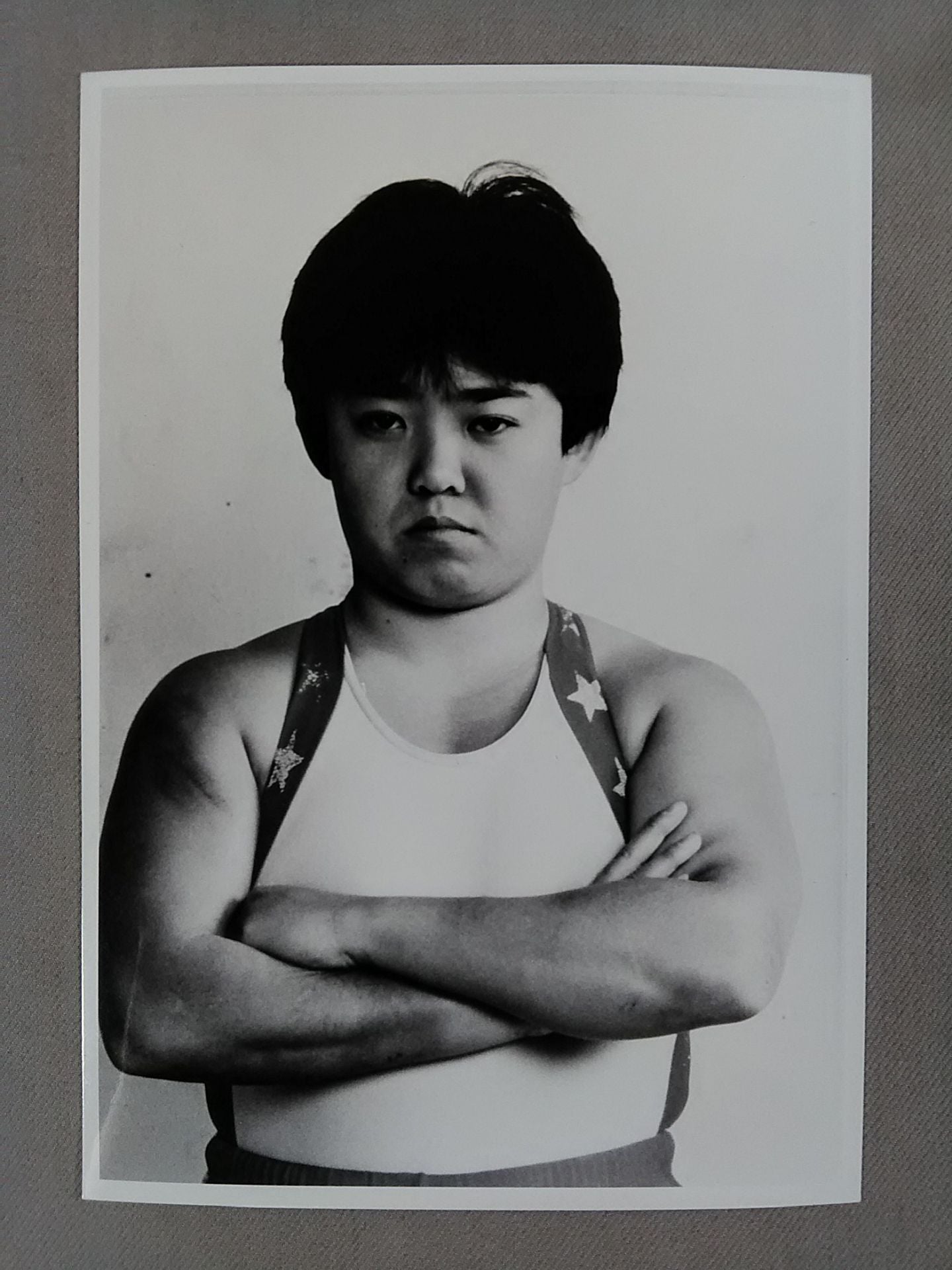 ★プロレス大事典★ 鍋野ゆき江 白黒写真①