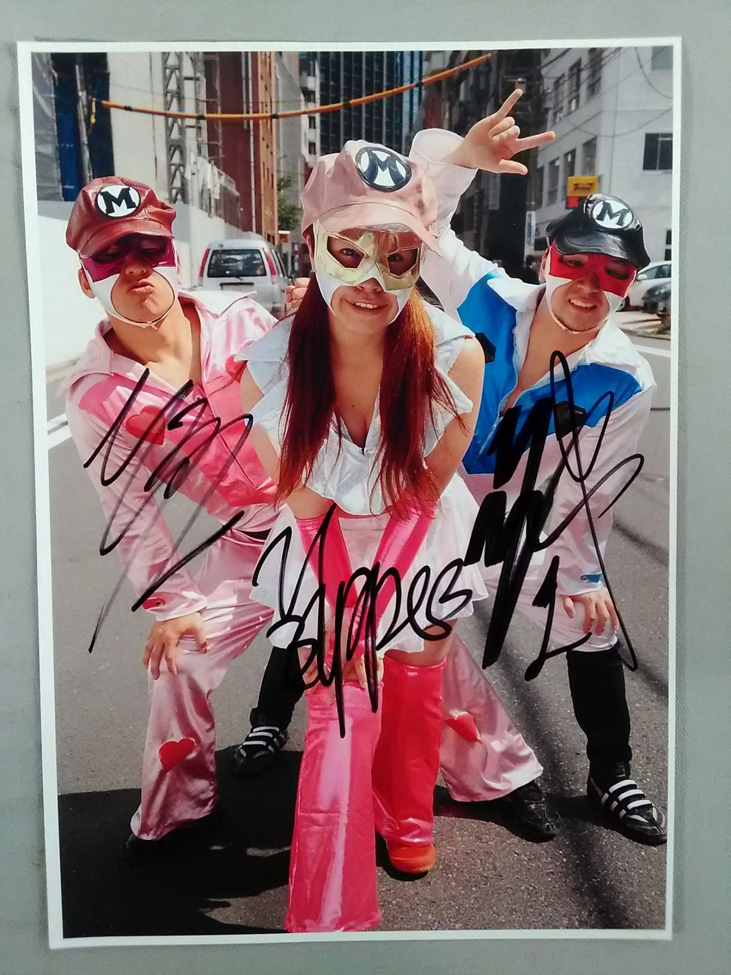Yappeman No. 1 & No. 2 & No. 3 Hand signed autographPro-Photo (A-2)