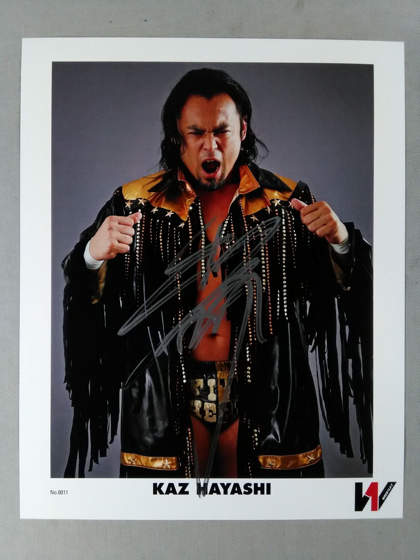 ★WRESTLE-1★ カズ・ハヤシ オフィシャルポートレート(No.0011)