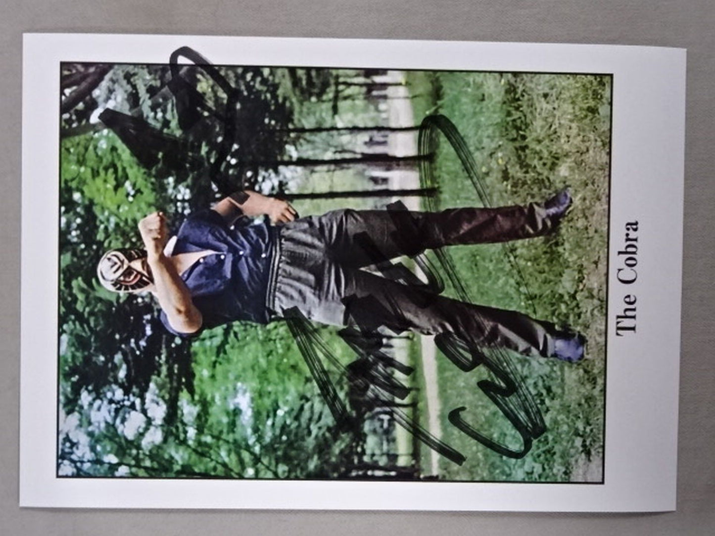 ★SUPER LEGEND★ The Cobra hand signed autograph event only Pro-Photo (C)
