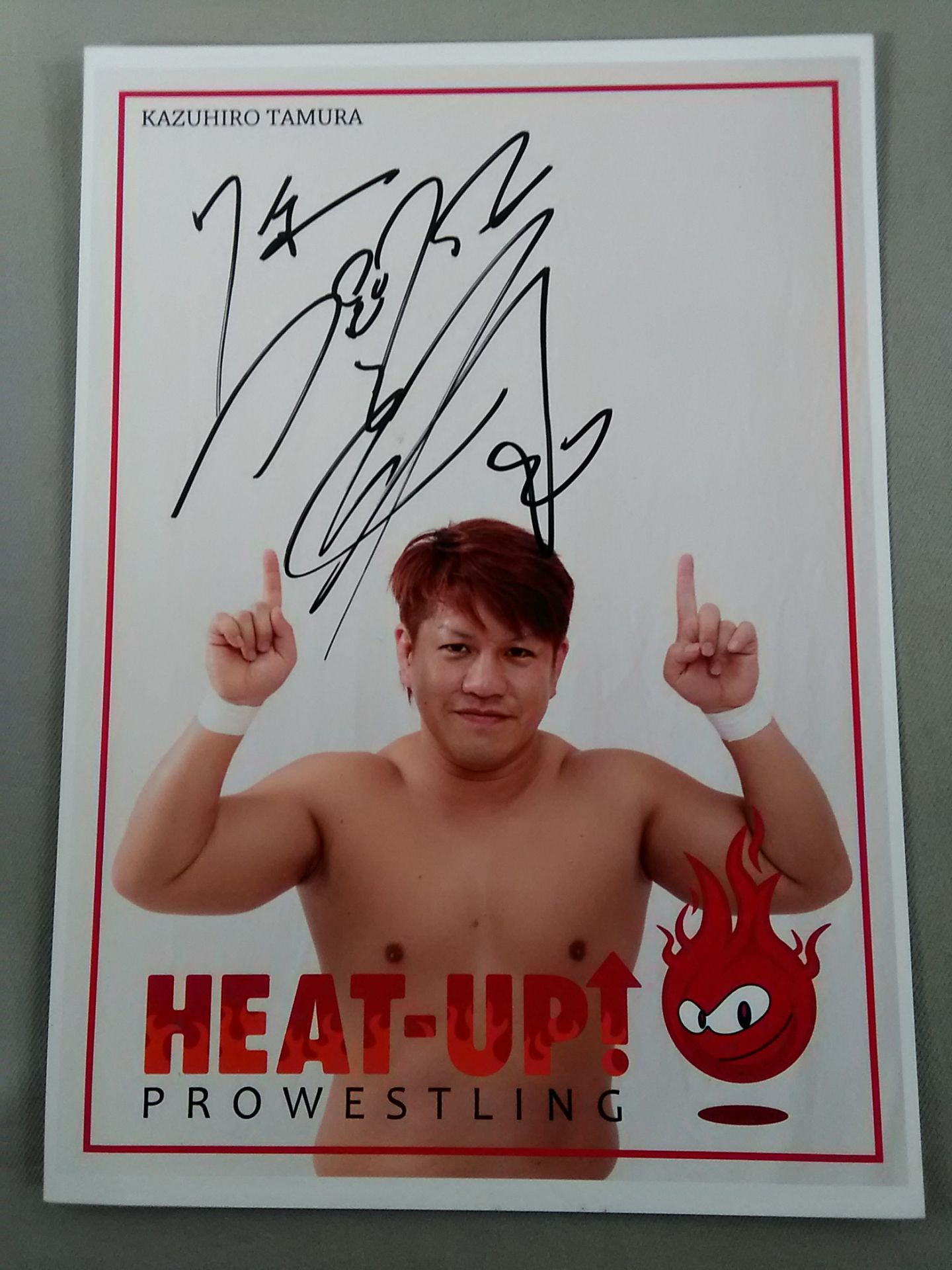 Kazuhiro Tamura hand signed autograph Pro-Photo ③