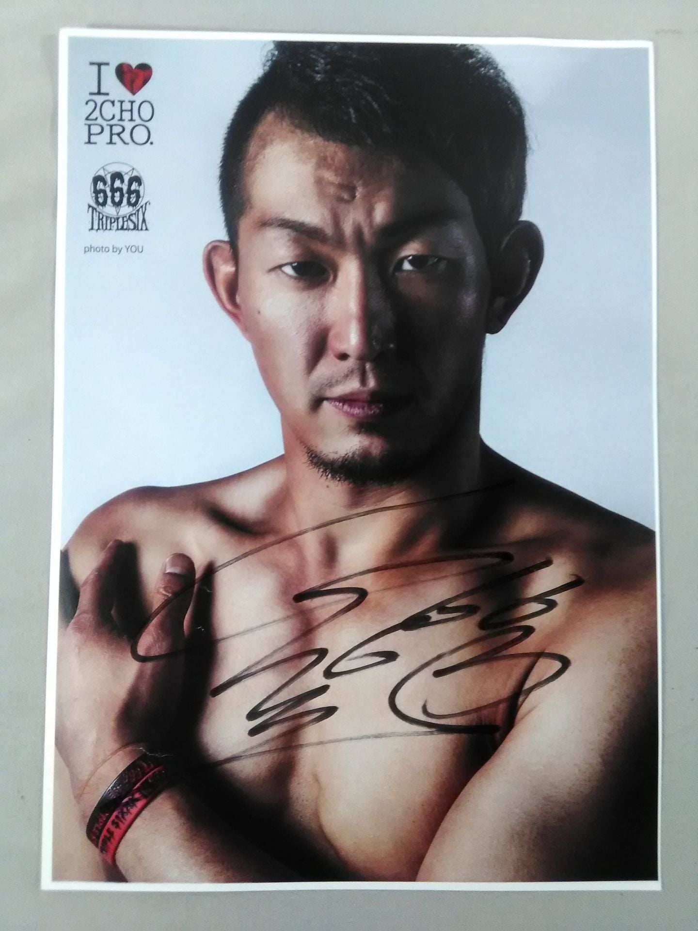 Men's Pro Wrestling hand signed autograph Pro-Photo Sets(14)