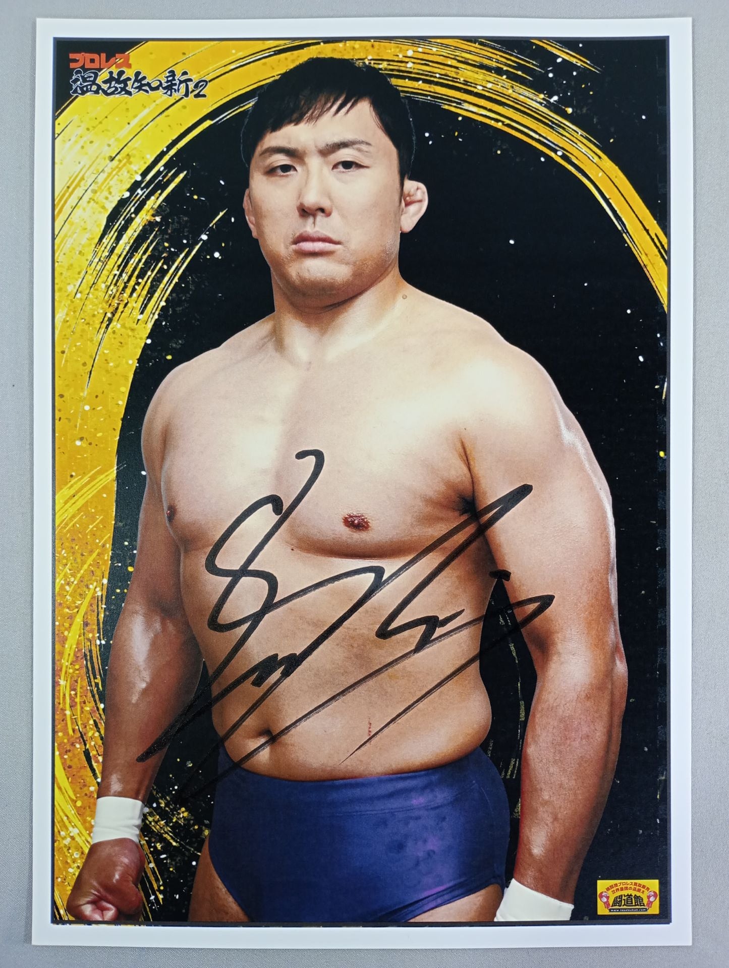 ★プロレス温故知新2★ 鈴木秀樹 直筆サイン入りポートレート(D)