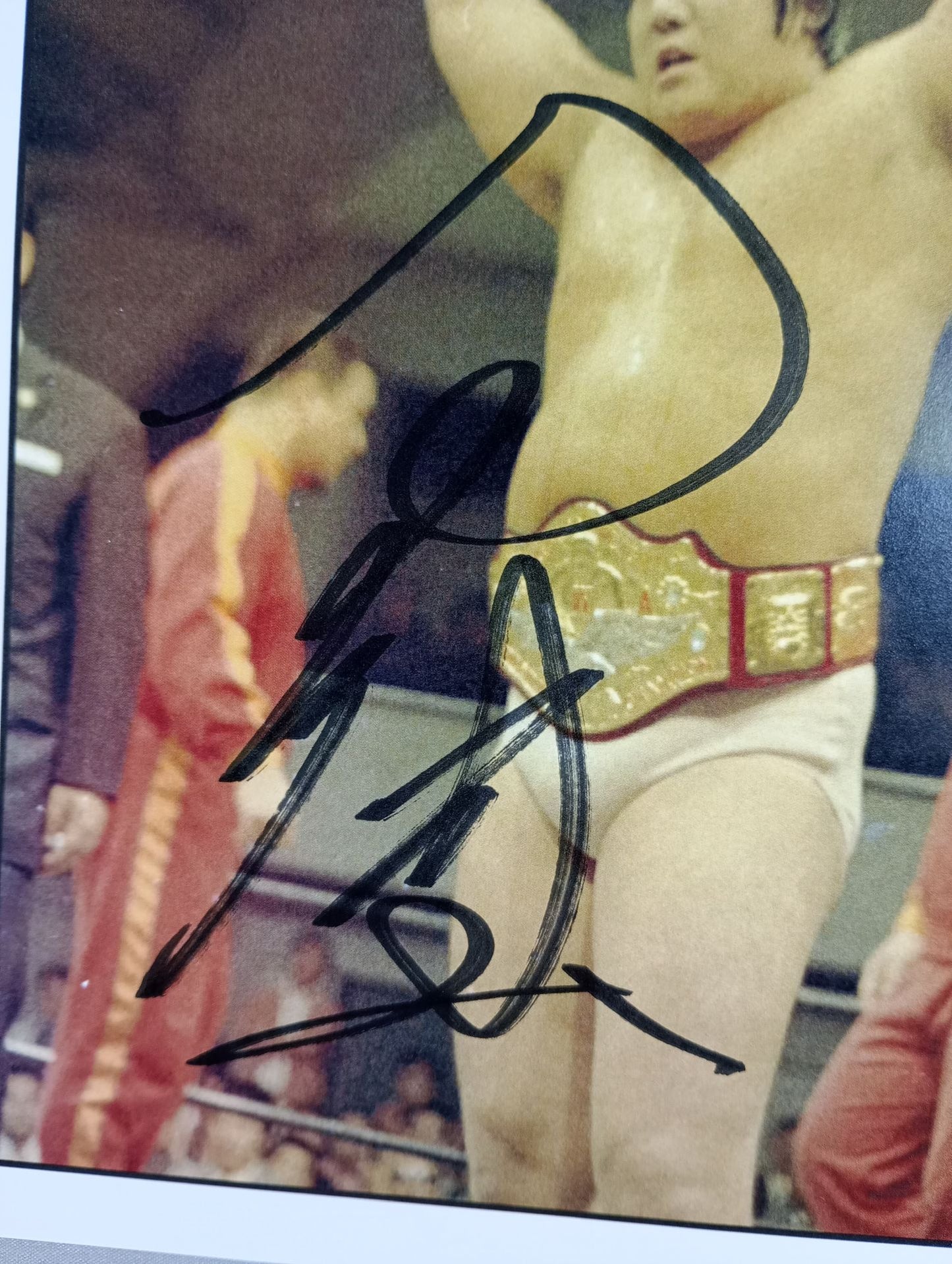 個性豊かなリングガイたち マイティ井上 直筆サイン入り ポートレート②