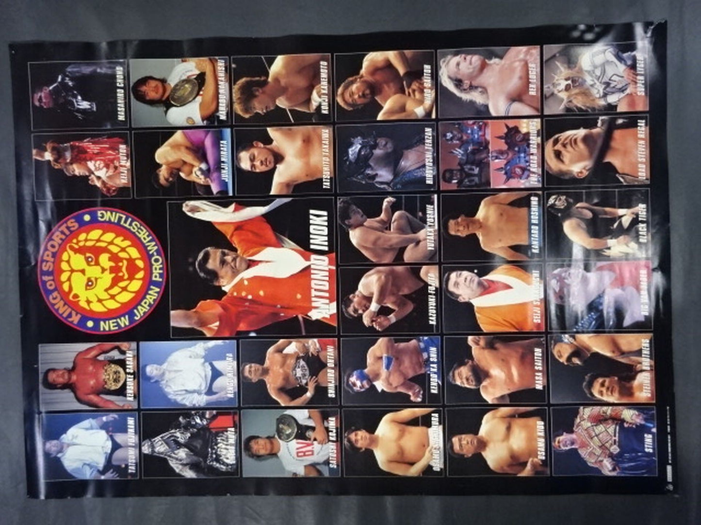 ★TEICHIKU RECORDS★ 新日本プロレス CD購入特典ポスター