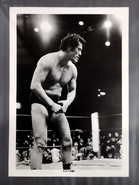アントニオ猪木 大判白黒ポスター④