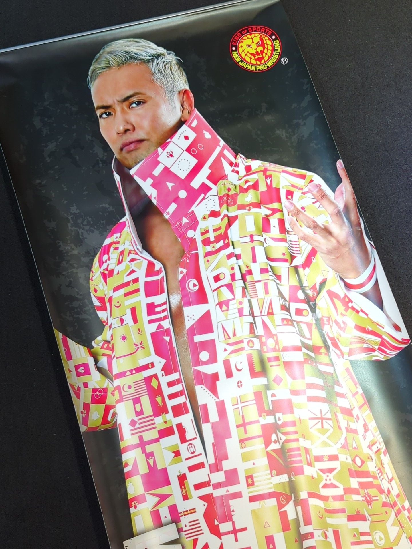 オカダ・カズチカ 等身大高級タペストリー