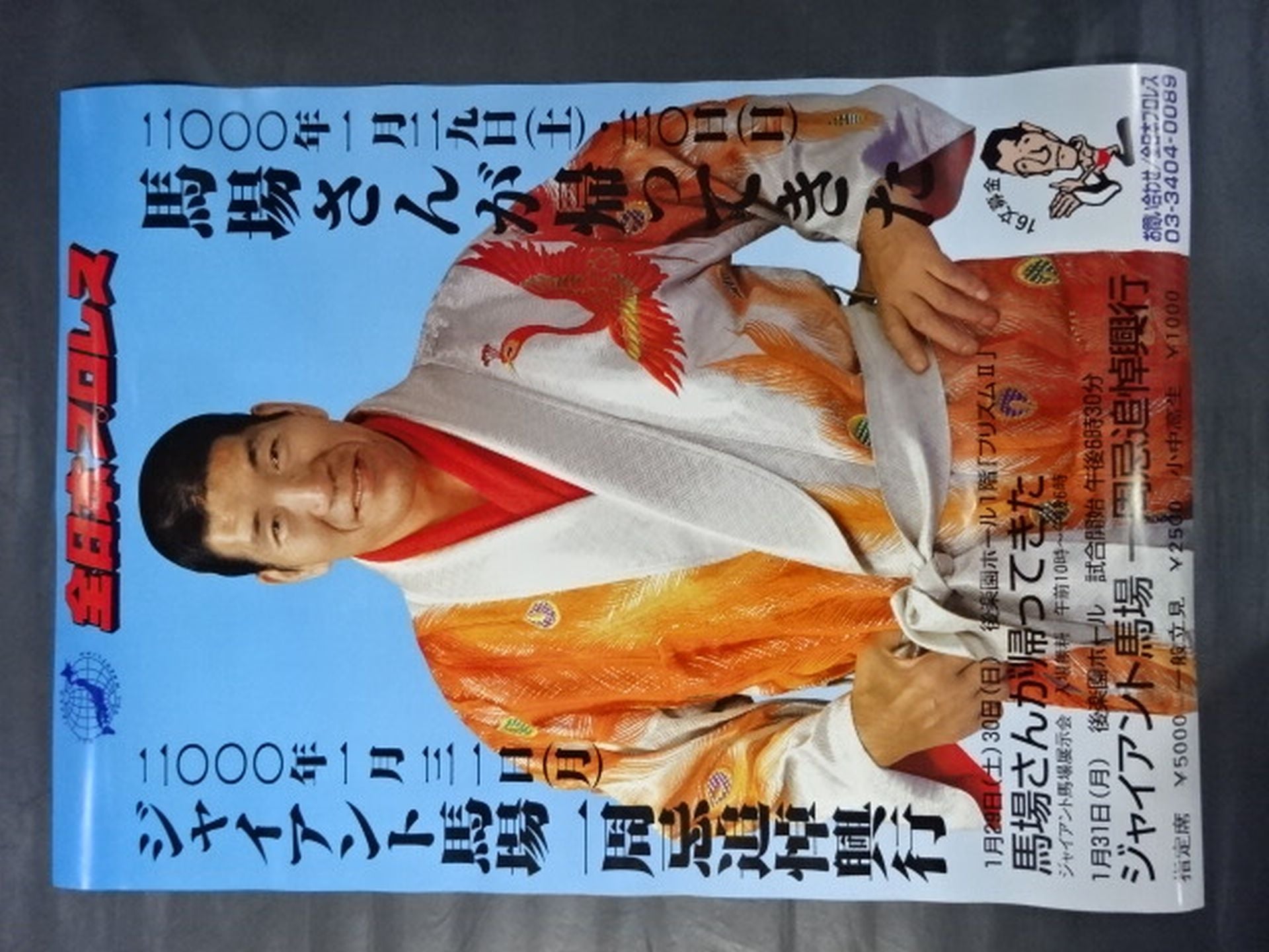 全日本プロレスパンフレット 2000年ジャイアント馬場一周忌追悼興行 ☆馬場さんが帰ってきた☆ ジャイアント馬場一周忌追悼興行 – 闘道館
