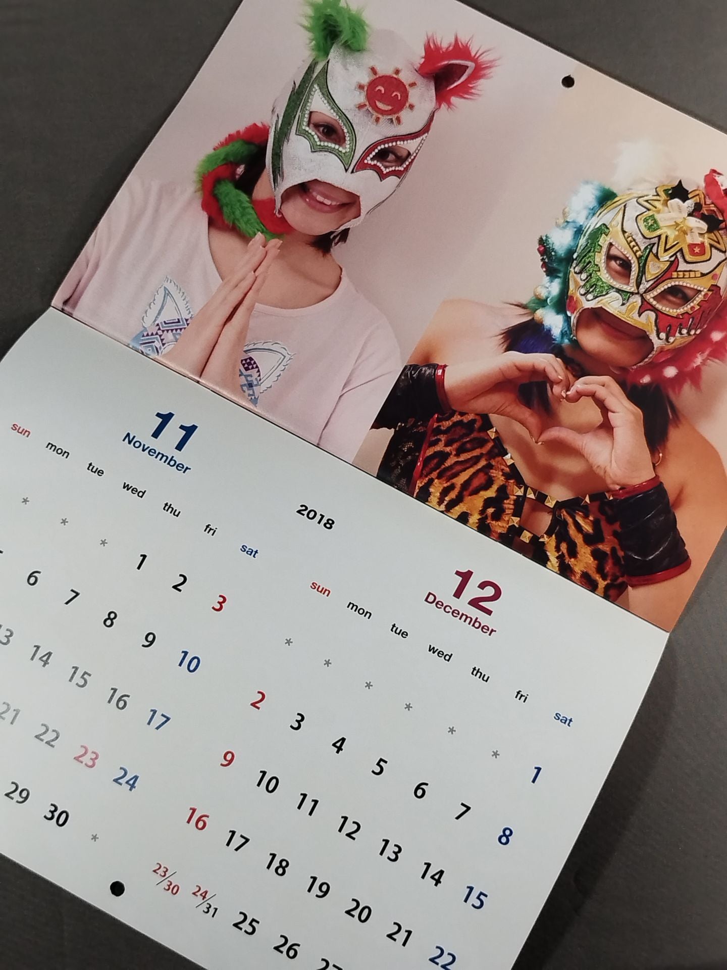 FOTOLIBRE DE CALENDARIO 2018
