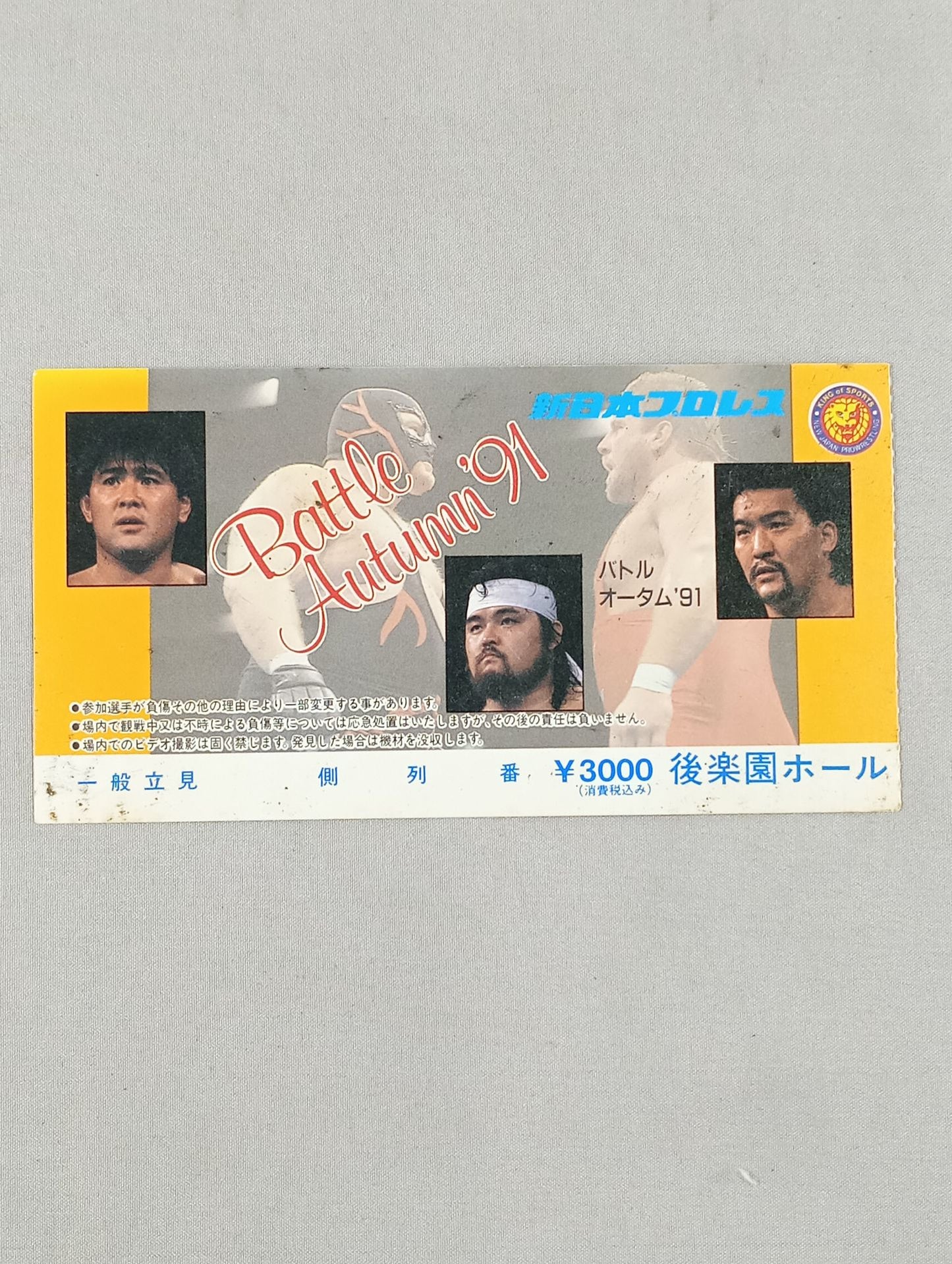 バトル・オータム’91【最終戦】