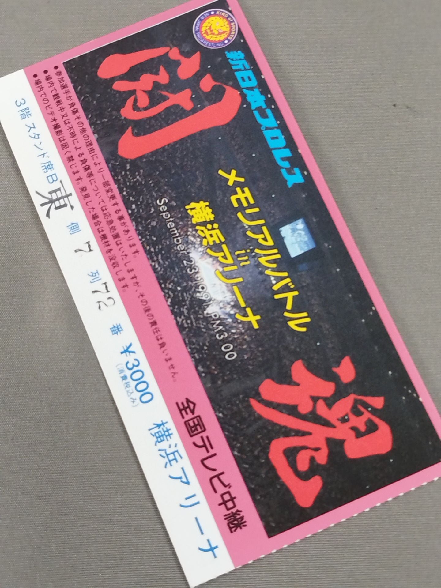 Spirit of Fighting Memorial Battle in Yokohama Arena