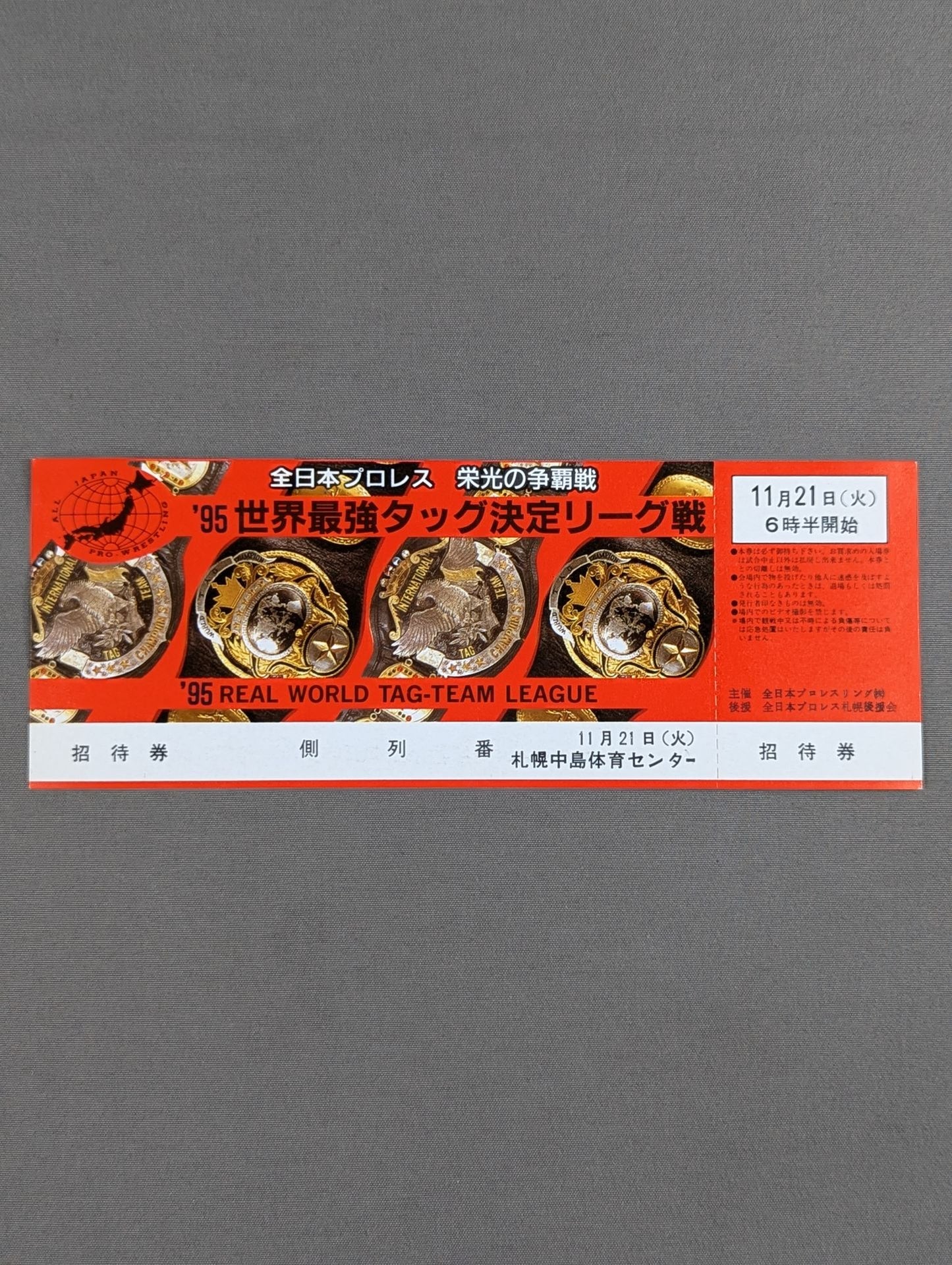 【All Tickets】★ Glory Battle ★ 95 Real World Tag League