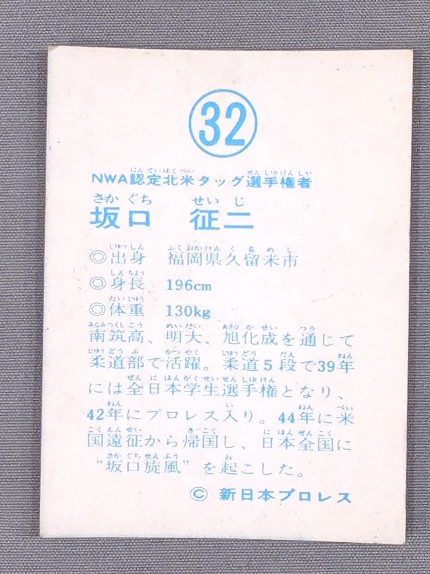 Seiji Sakaguchi Yamakatsu Pro Wrestling Card(32)