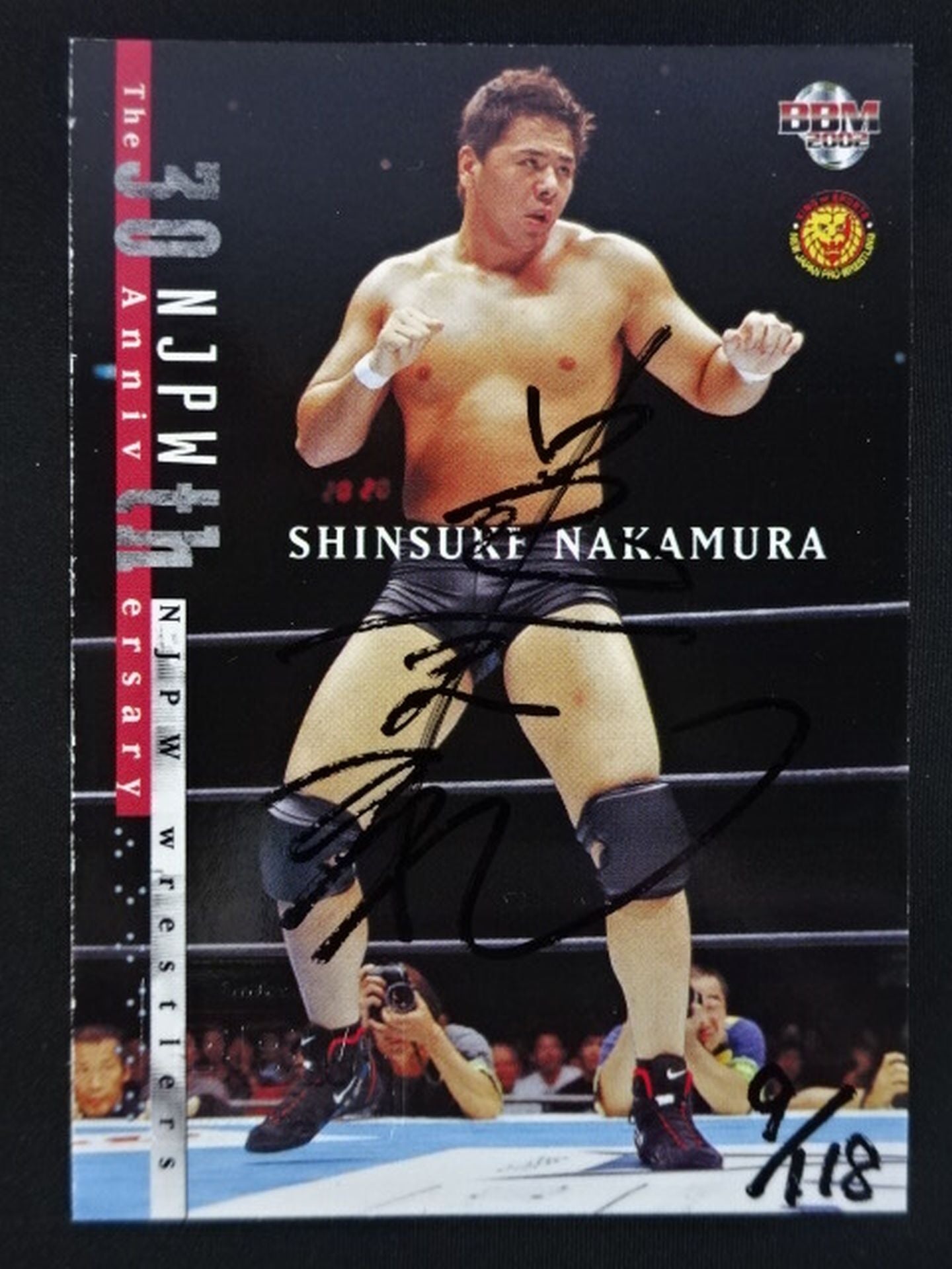 ★ Shinsuke Nakamura Rookie Card ★ 2002 BBM Shinsuke Nakamura  official autographed card