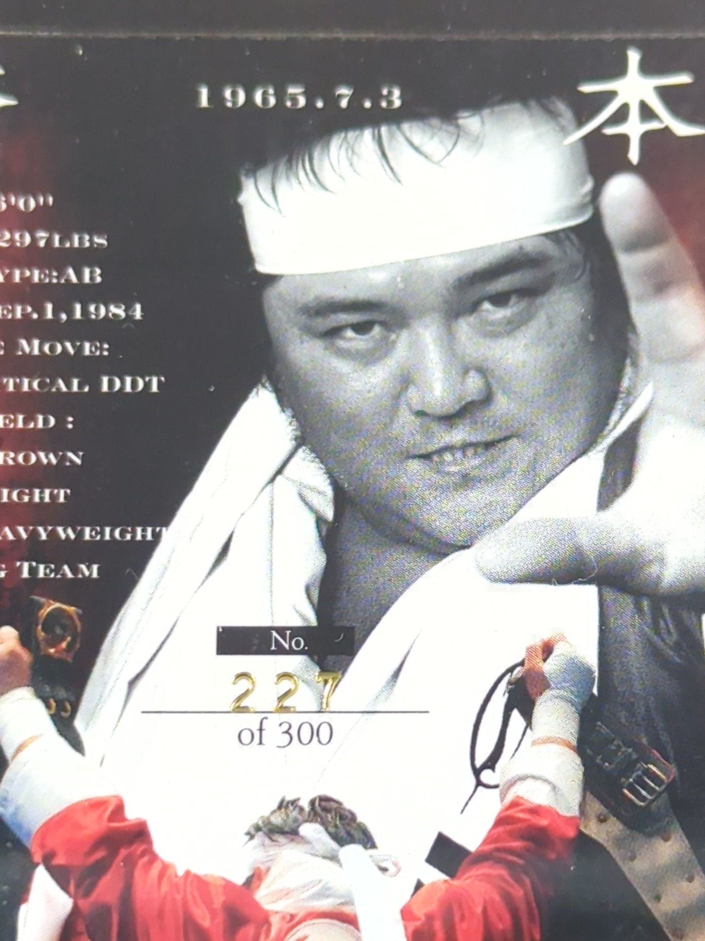 Shinya Hashimoto Memorial Costume Card