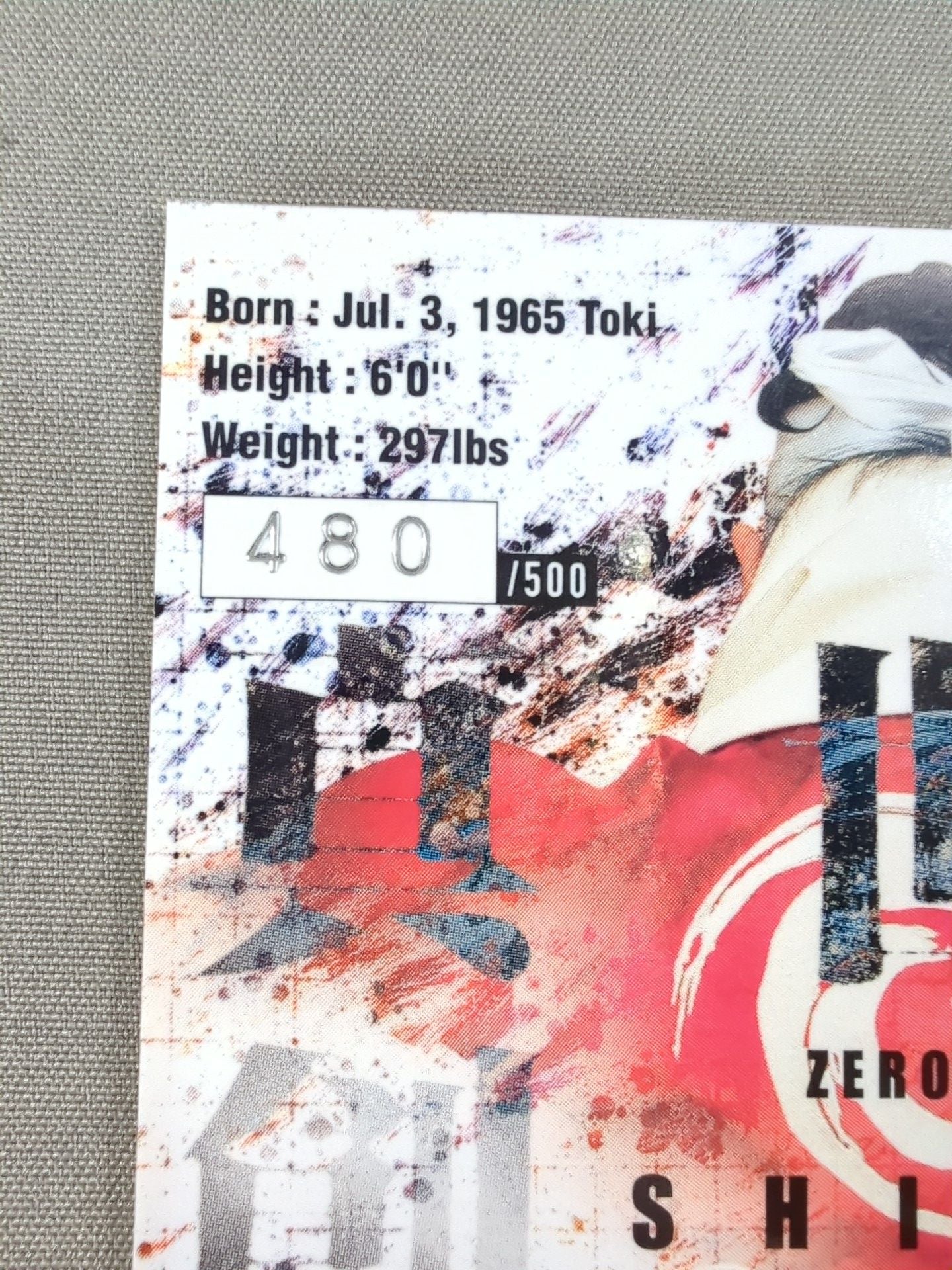 2003 BBM Shinya Hashimoto Costume Card