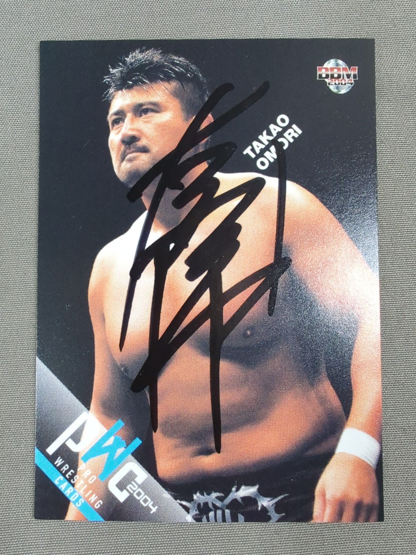 2004 BBM Takao Omori Officialautographed card