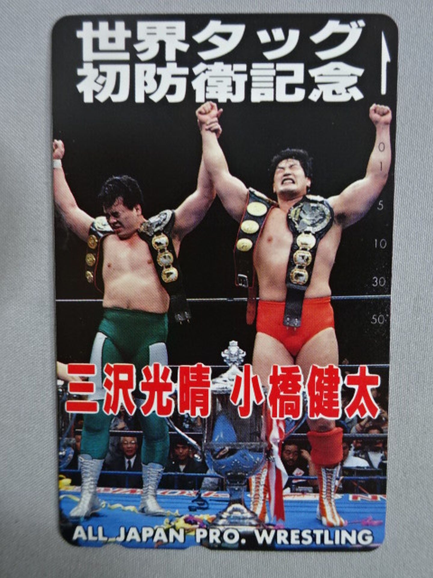 Mitsuharu Misawa & Kenta Kobashi World Tag Team First Defense Commemorative