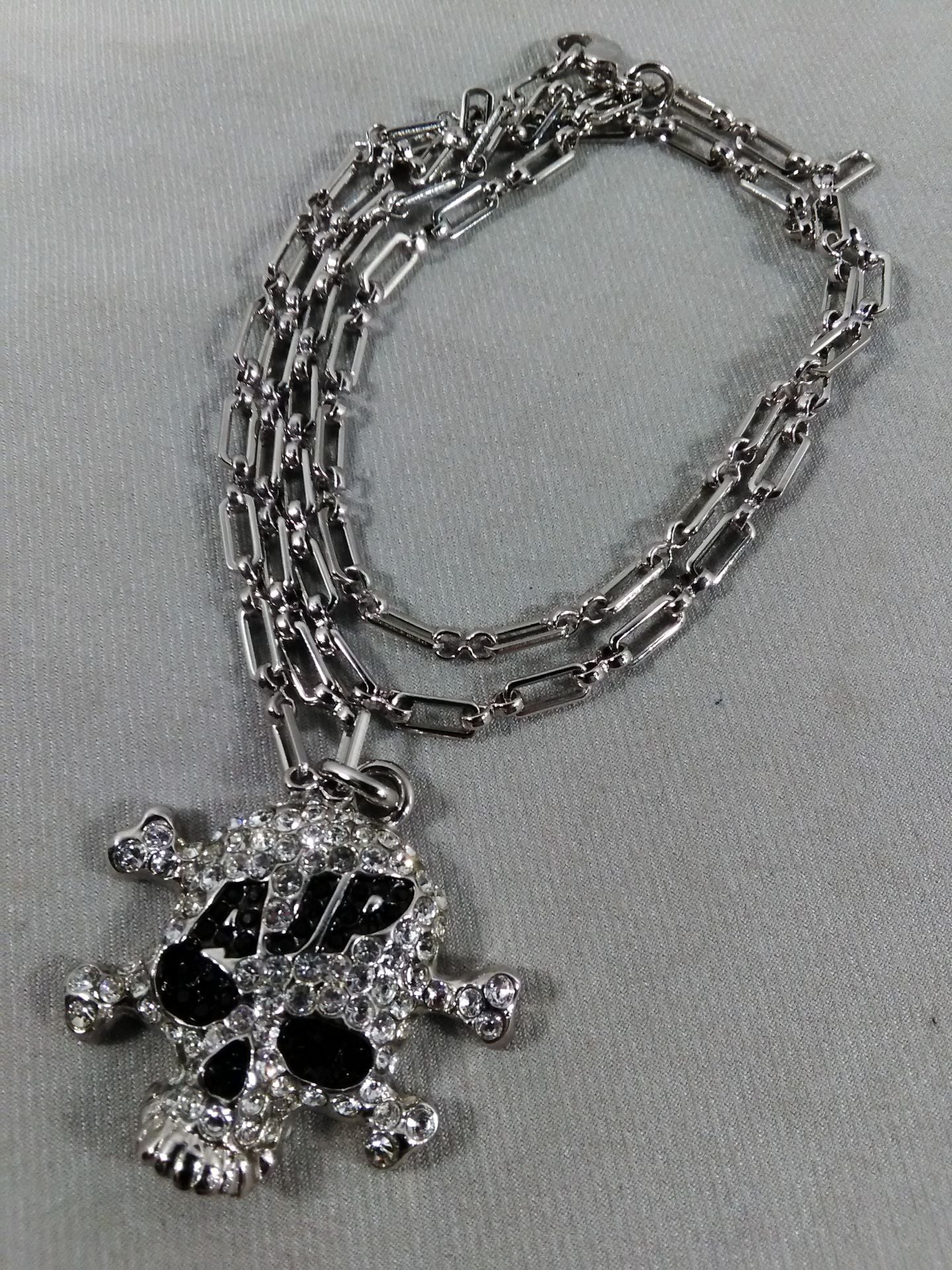 【Random×全Japan Pro Wrestling 】AJP Skull Pendant Necklace