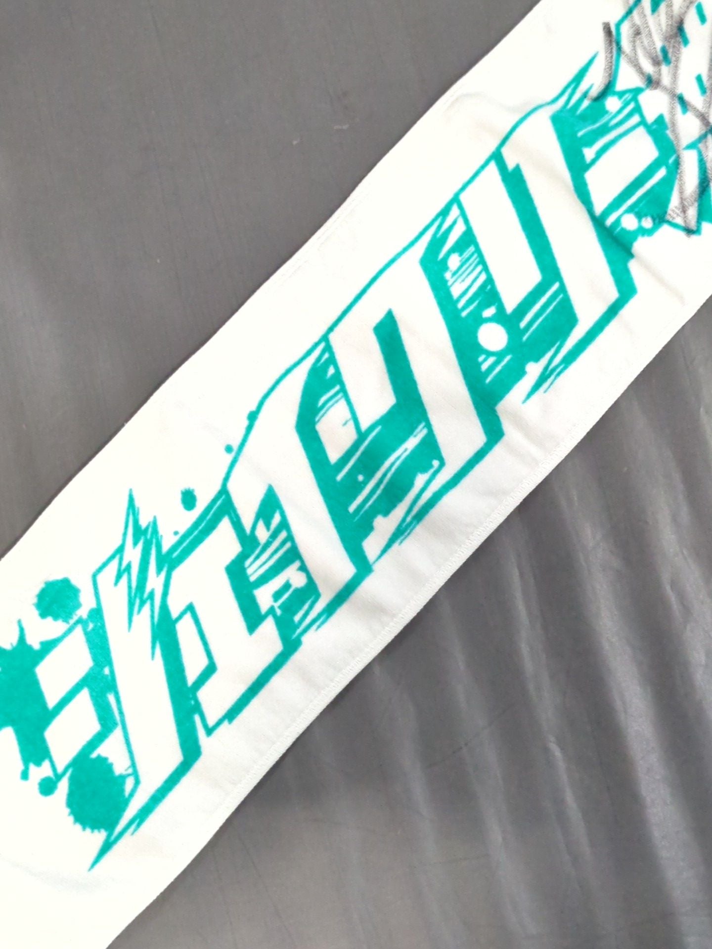【hand signed autograph】 Jake Lee: "Jake Lee Warriors!" Muffler Towel