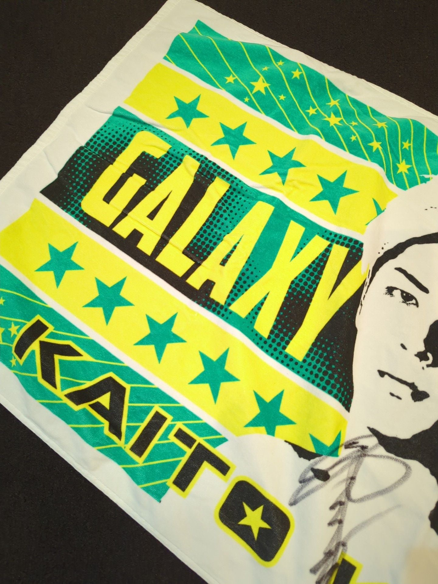 【hand signed autograph】 Kaito Kiyomiya " GALAXY VIEW Bath Towel