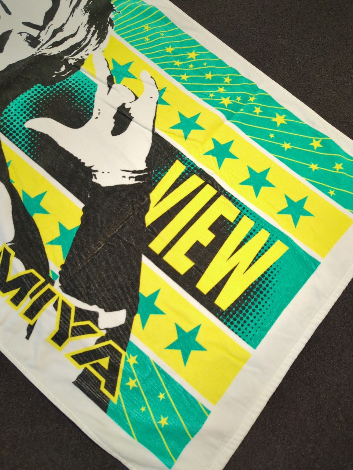 【hand signed autograph】 Kaito Kiyomiya " GALAXY VIEW Bath Towel