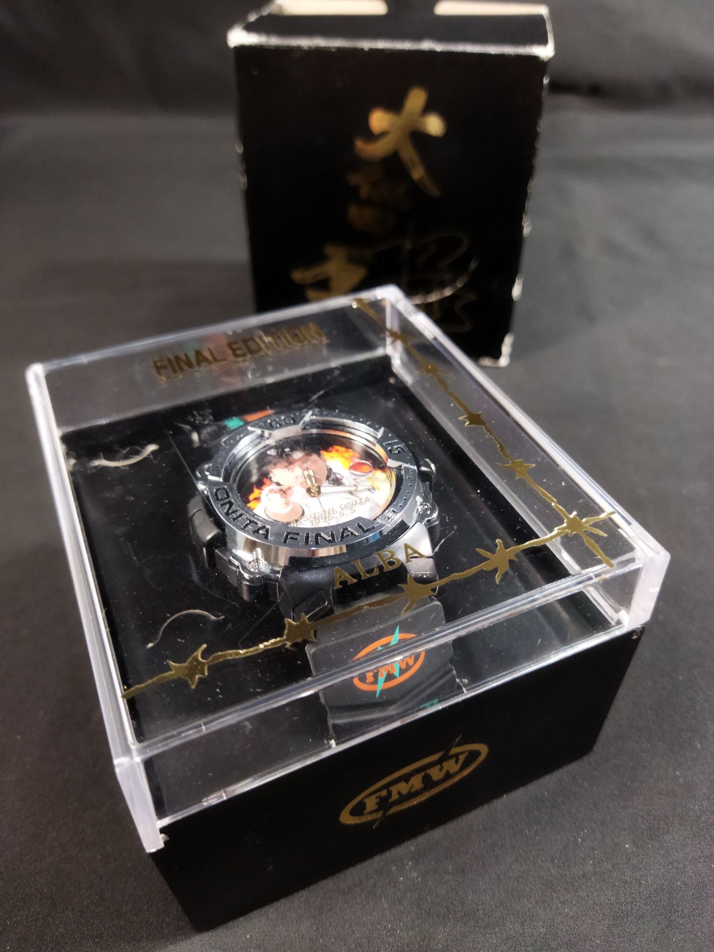 ★当時モノ ポスター付★ 大仁田厚 引退記念オオニタウォッチ FINAL LIMITED EDITION