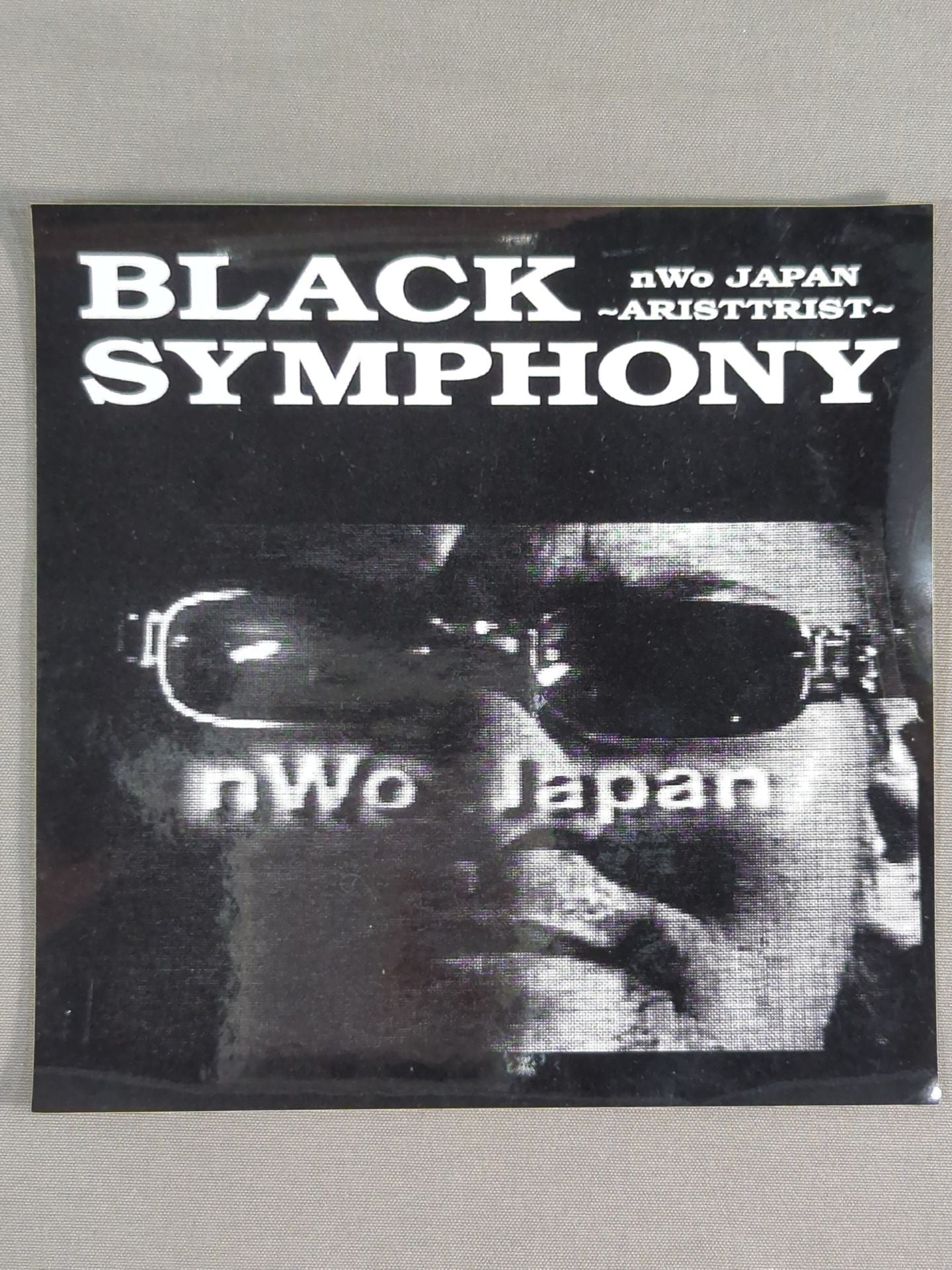 nWo JAPAN ~ARISTRIST ~ "BLACK SYMPHONY" Sticker