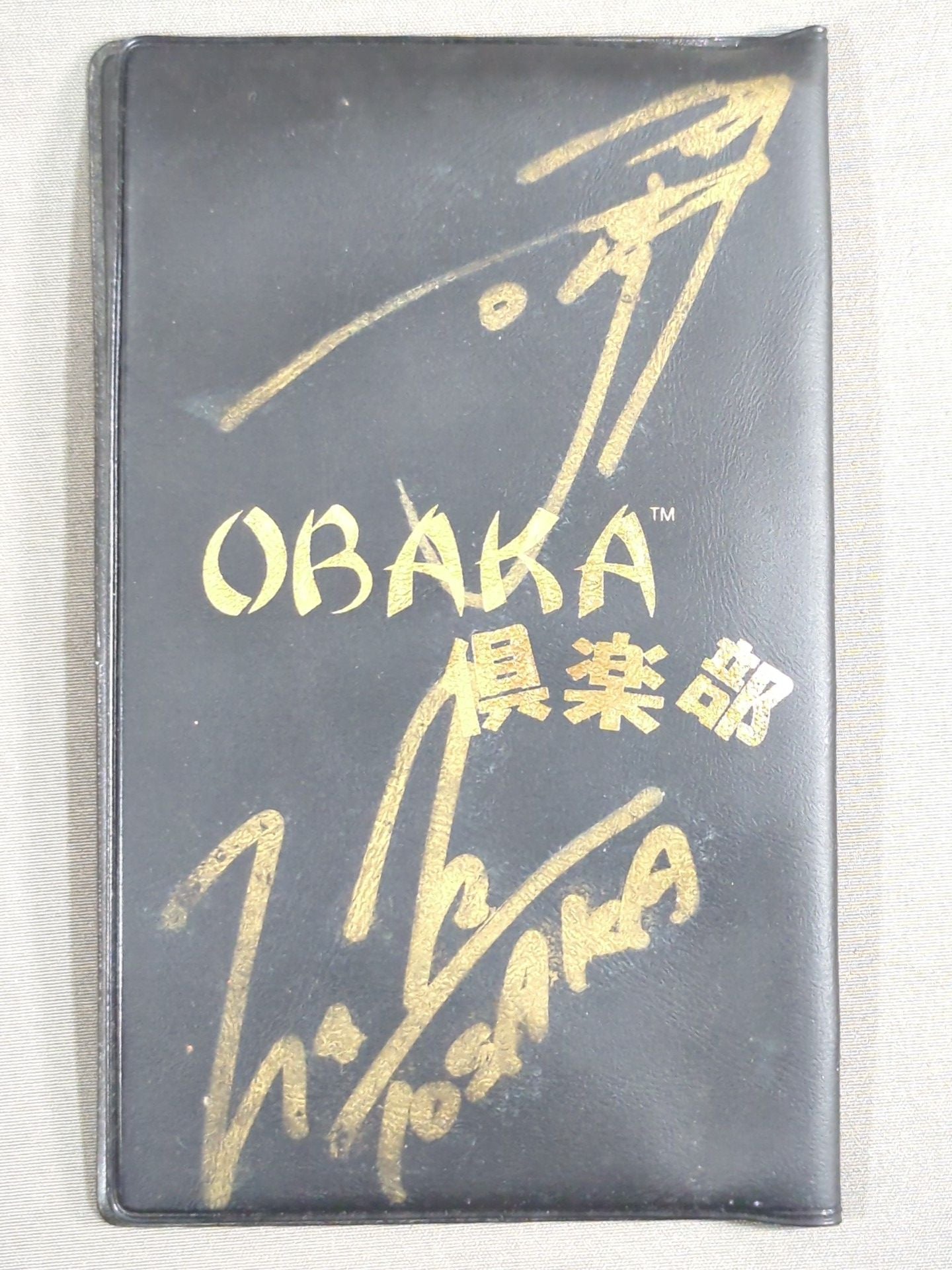【山川竜司&登坂栄児 直筆Wサイン入り】OBAKA倶楽部 ポケットメモ手帳