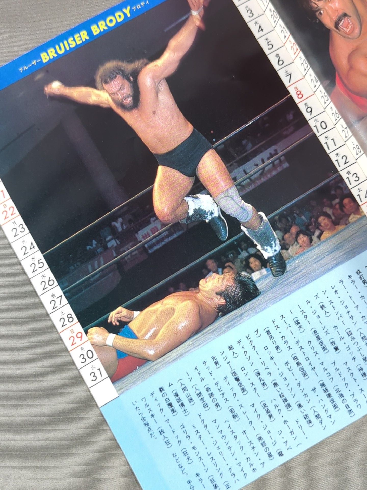 81 Pro Wrestling Notes & Calendar