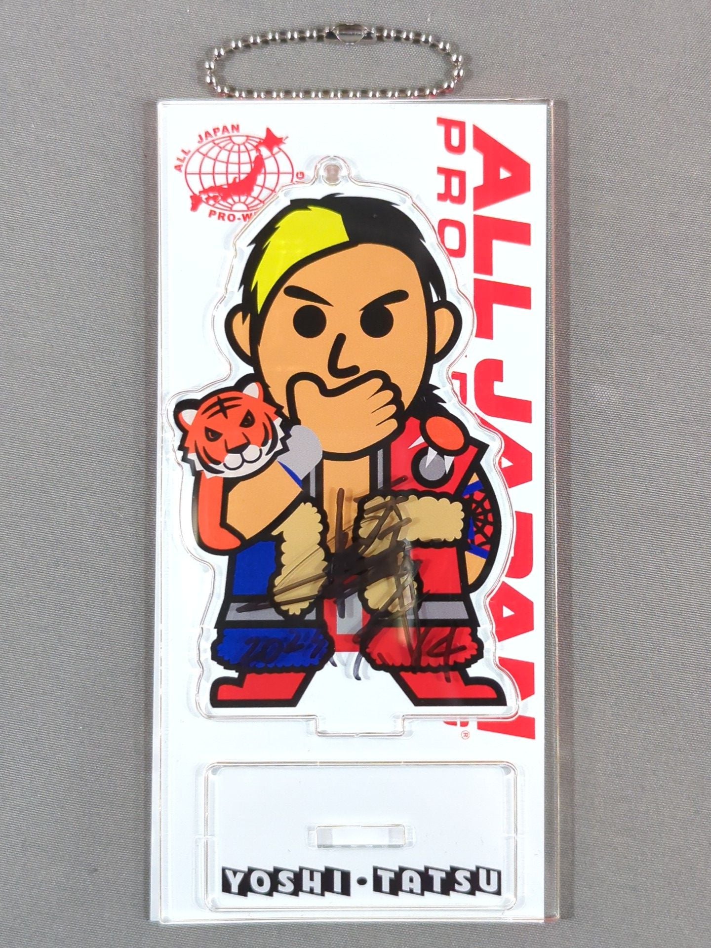【直筆サイン入り】ヨシタツ キャラクターアクリルスタンドキーホルダー