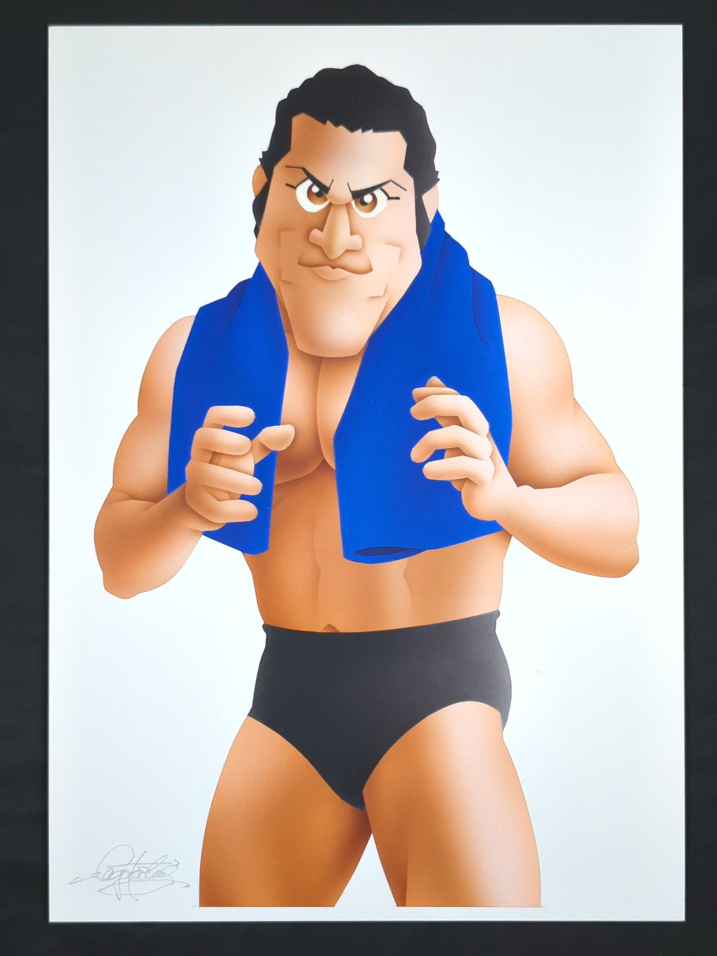 ★ Nagatoshi Sakai Original work ★ "Burning Fighting Spirit" Antonio Inoki