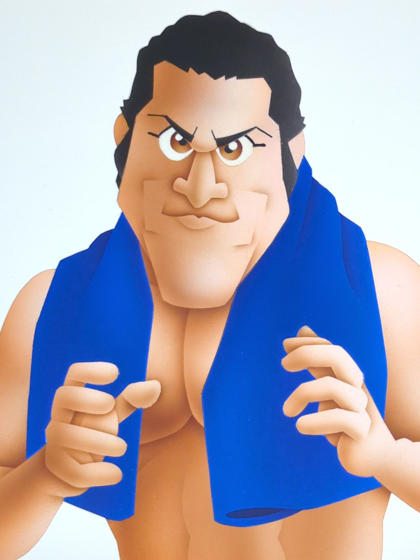 ★ Nagatoshi Sakai Original work ★ "Burning Fighting Spirit" Antonio Inoki