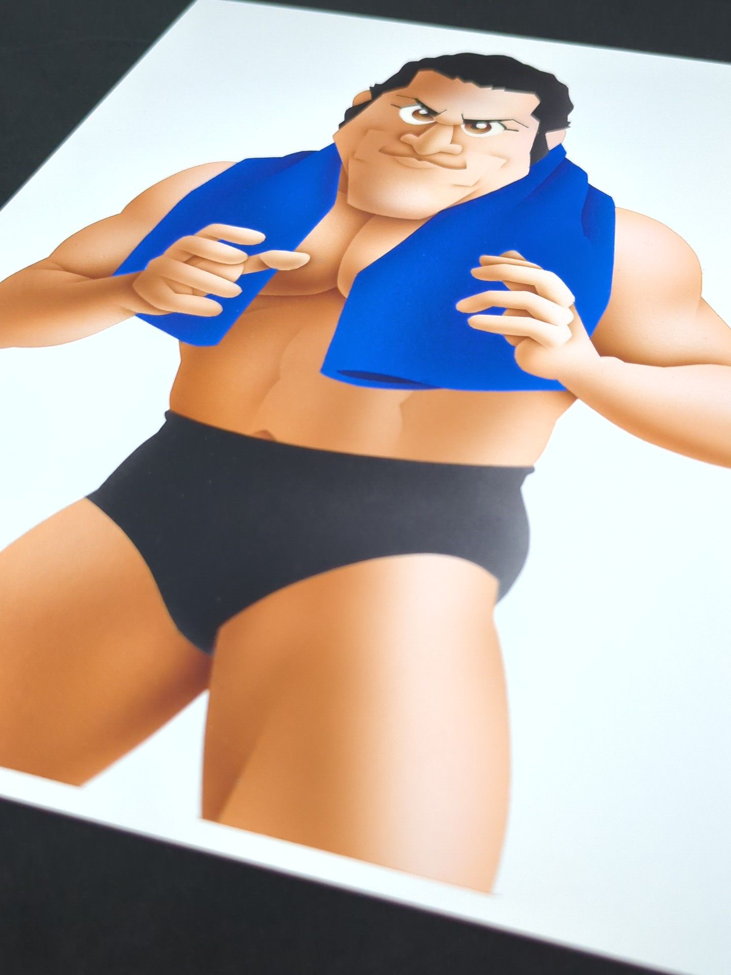 ★ Nagatoshi Sakai Original work ★ "Burning Fighting Spirit" Antonio Inoki