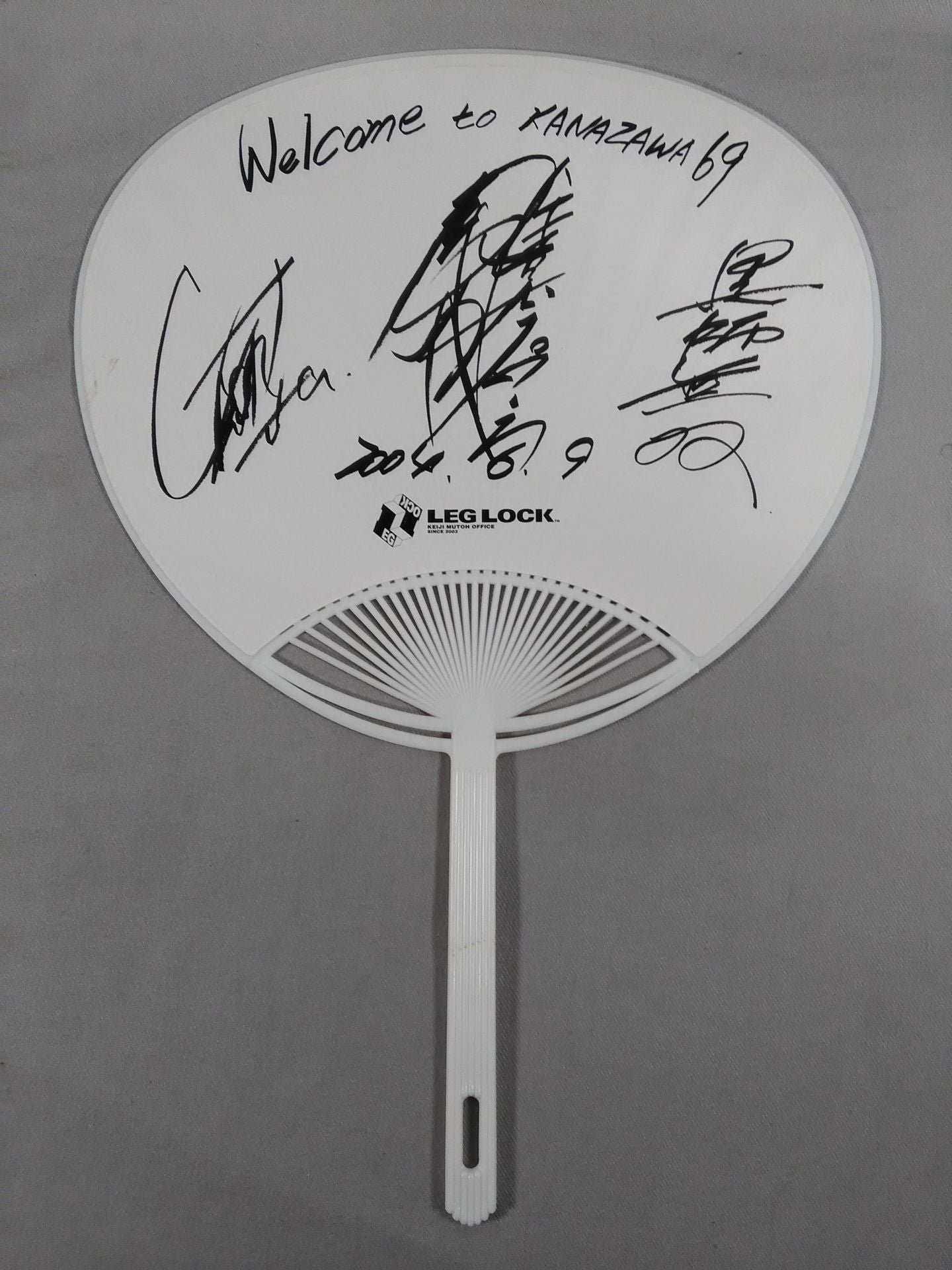 【Muto Keiji ×LEGLOCK】Welcome to KANAZAWA 69 Uchiwa (paper fan)