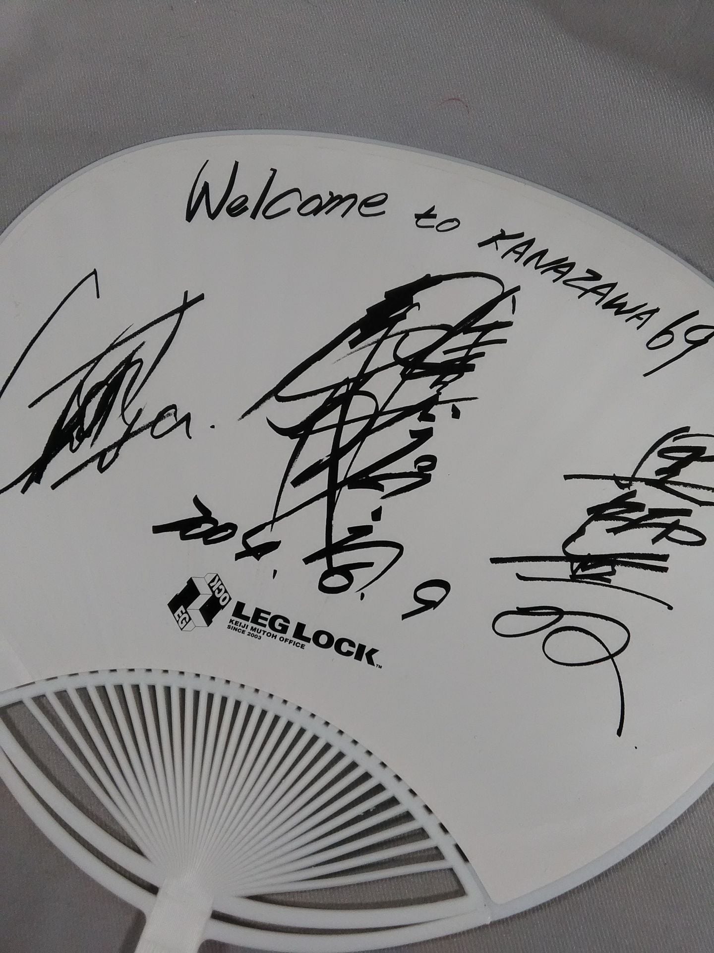 【Muto Keiji ×LEGLOCK】Welcome to KANAZAWA 69 Uchiwa (paper fan)