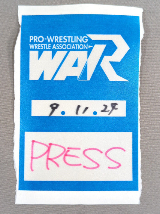 WAR「CHAMPION OF R’97」【PRESS】パスカード