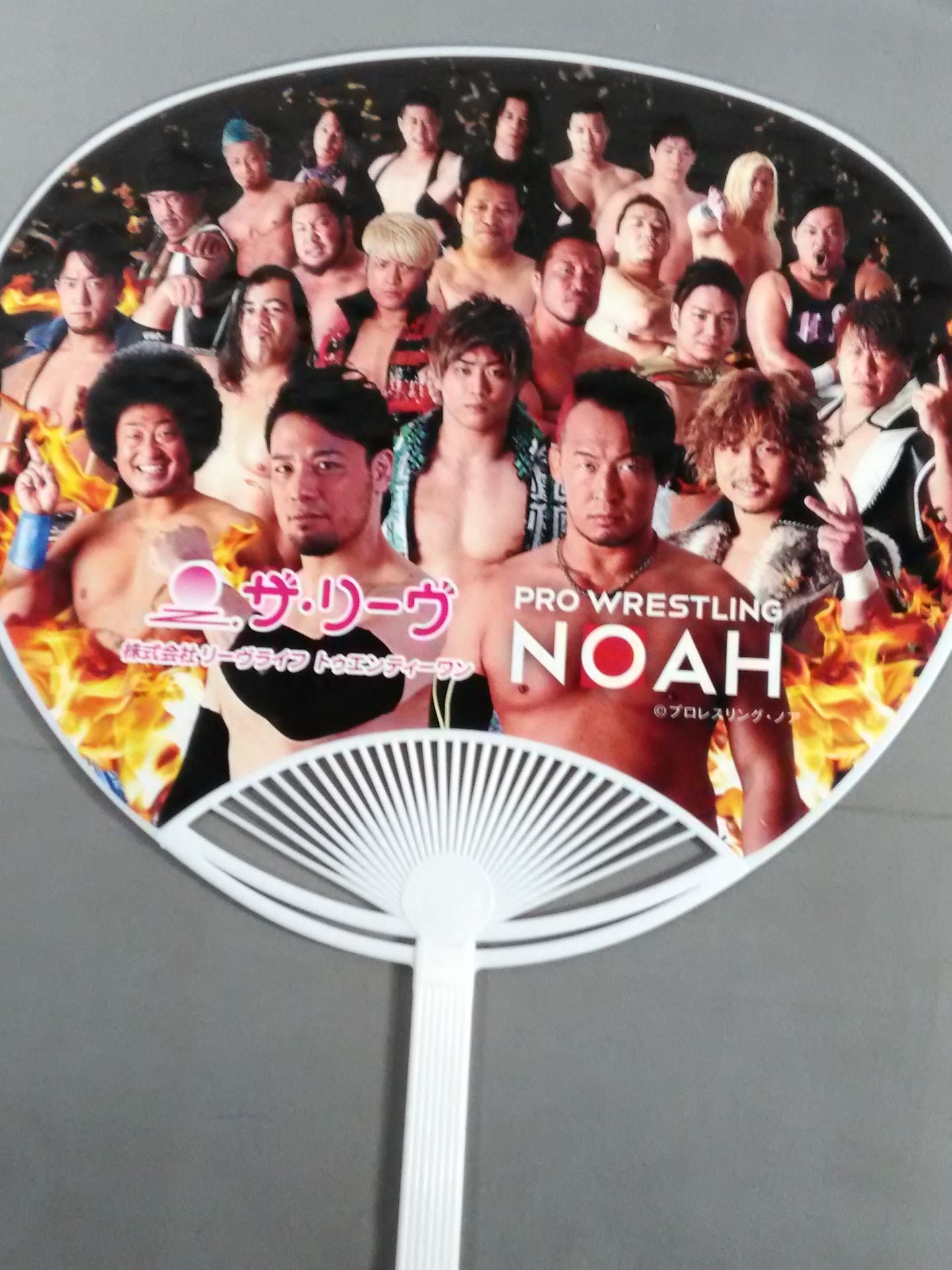 Pro Wrestling Uchiwa (paper fan) Variety Set