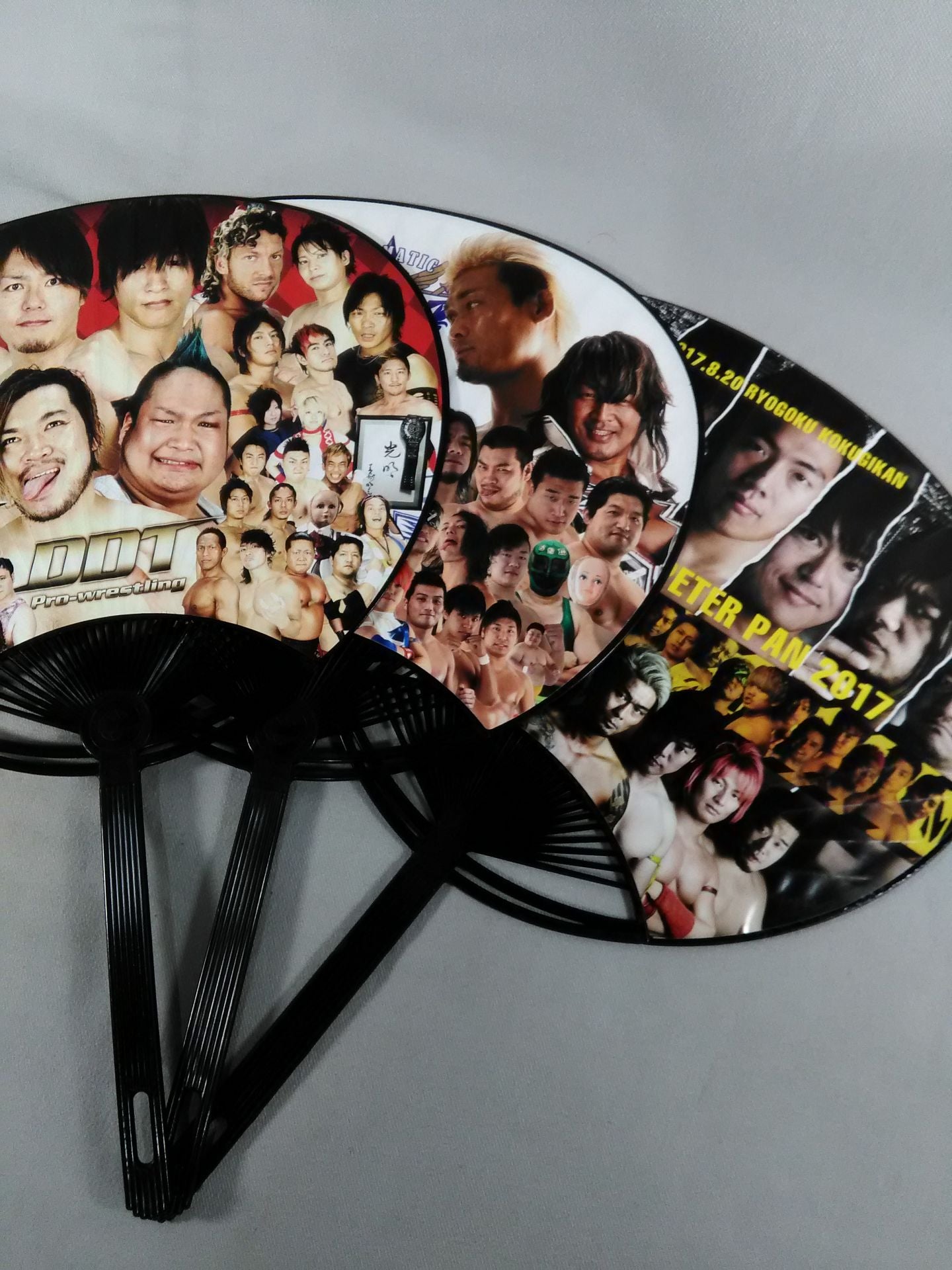 DDT Pro-wrestling Uchiwa (paper fan) Set(2)