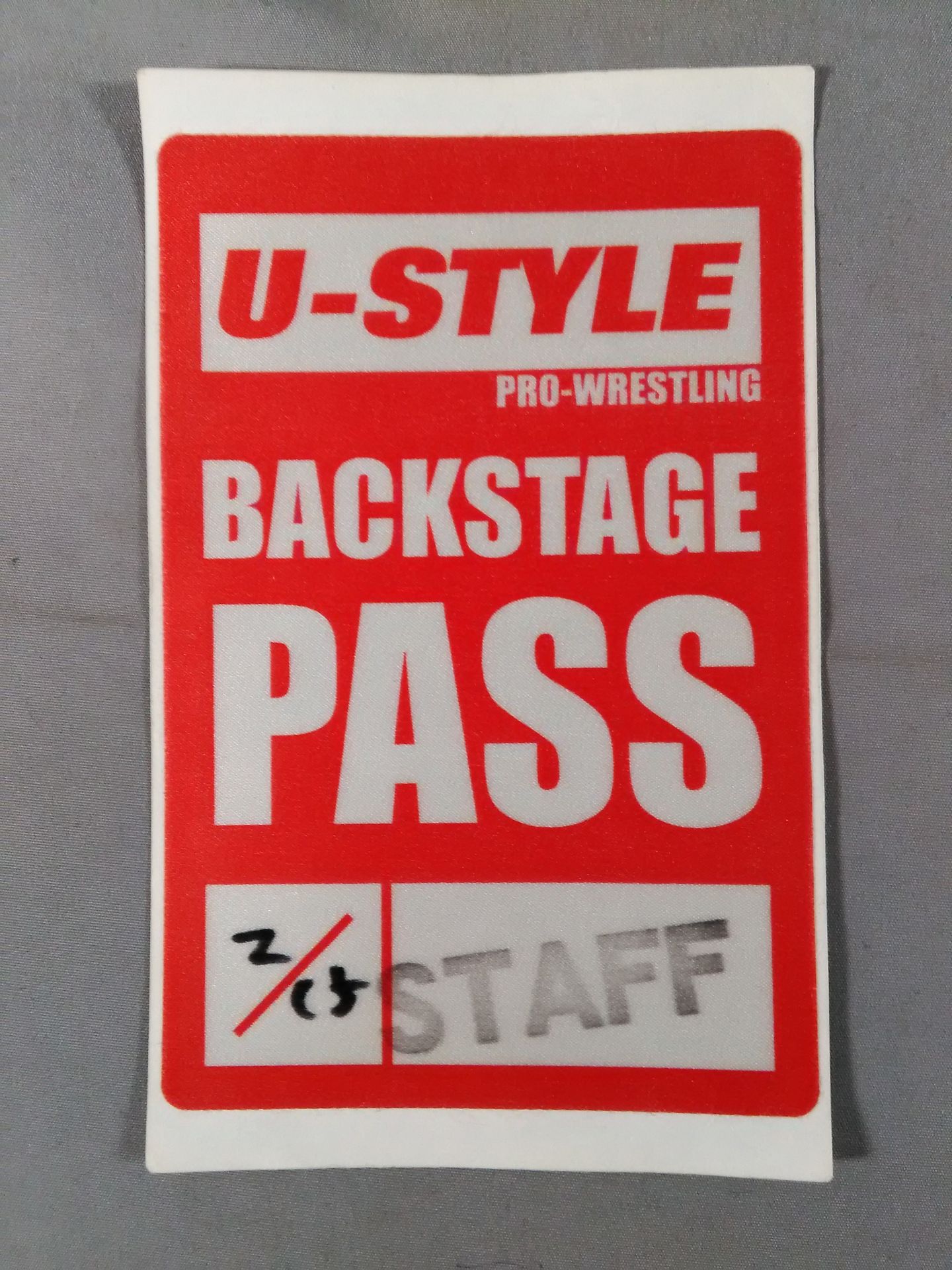 U-STYLE【STAFF用】バックステージパス