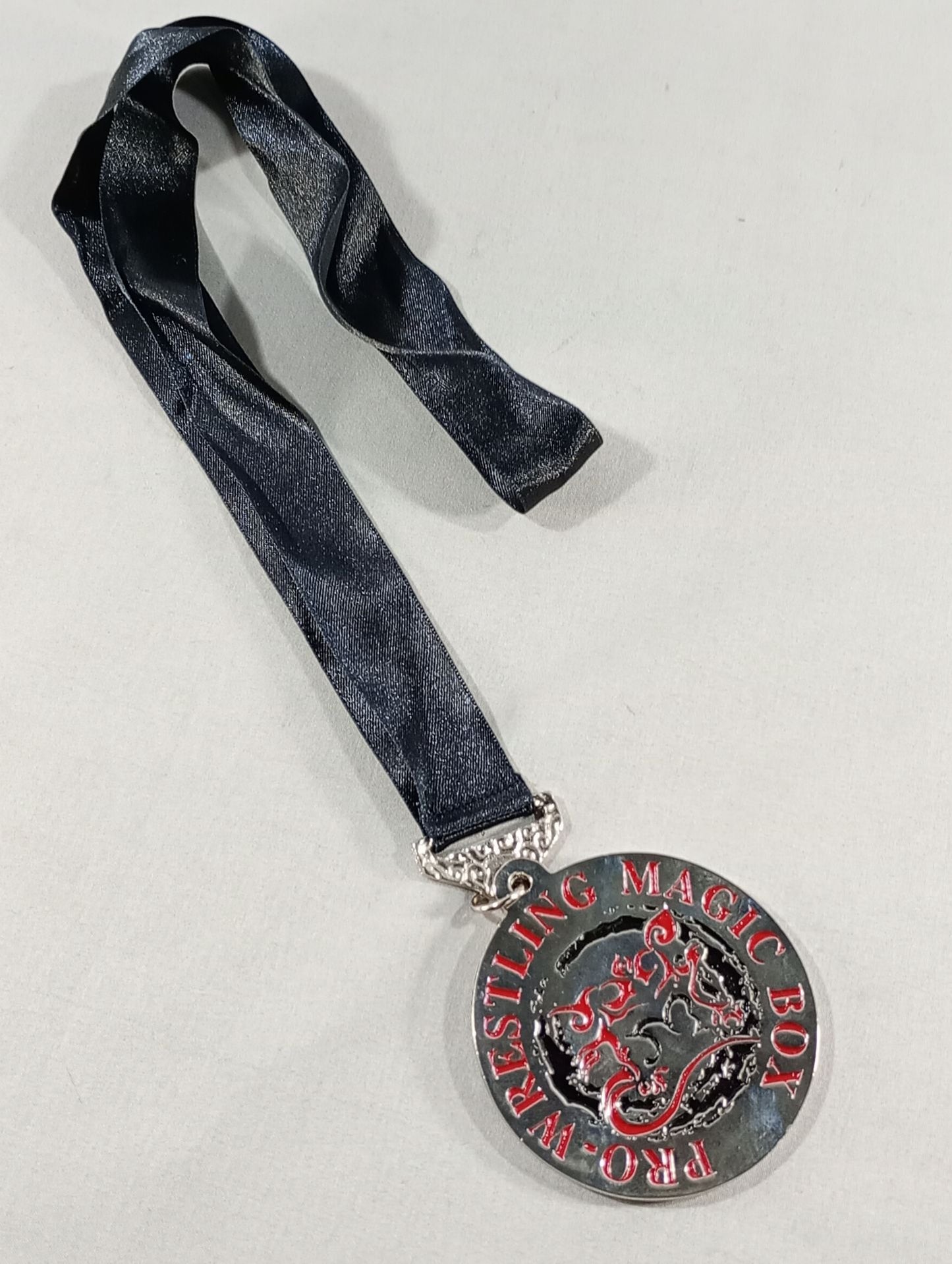 Pro-wrestling MAGIC BOX Flag Raising Commemorative Limited Medal Set of 2