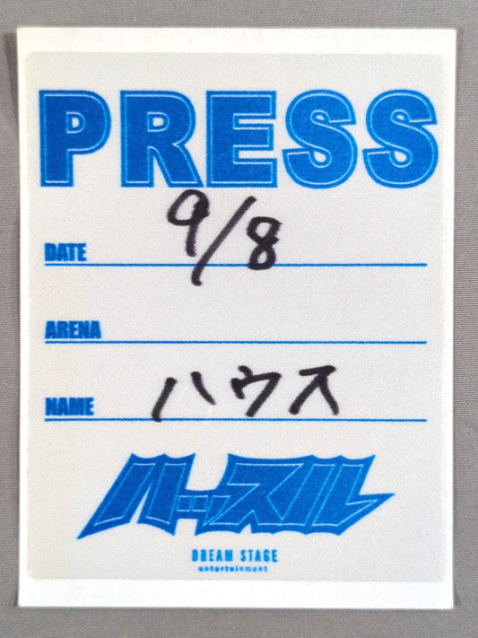 ハッスルハウス vol.9【PRESS】パスカード