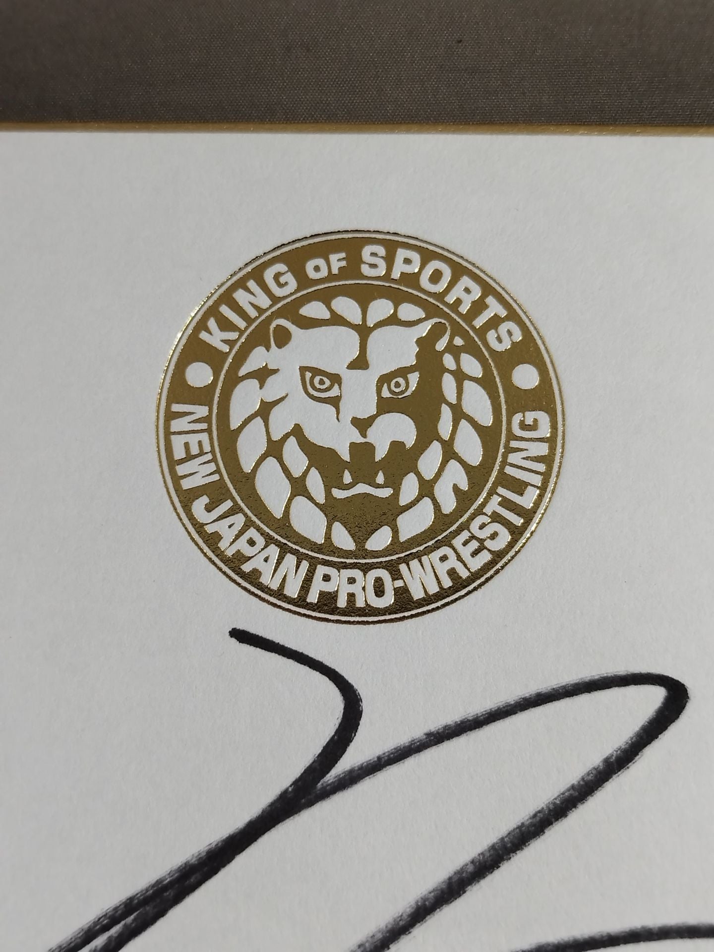 矢野通(ライオンマーク色紙)