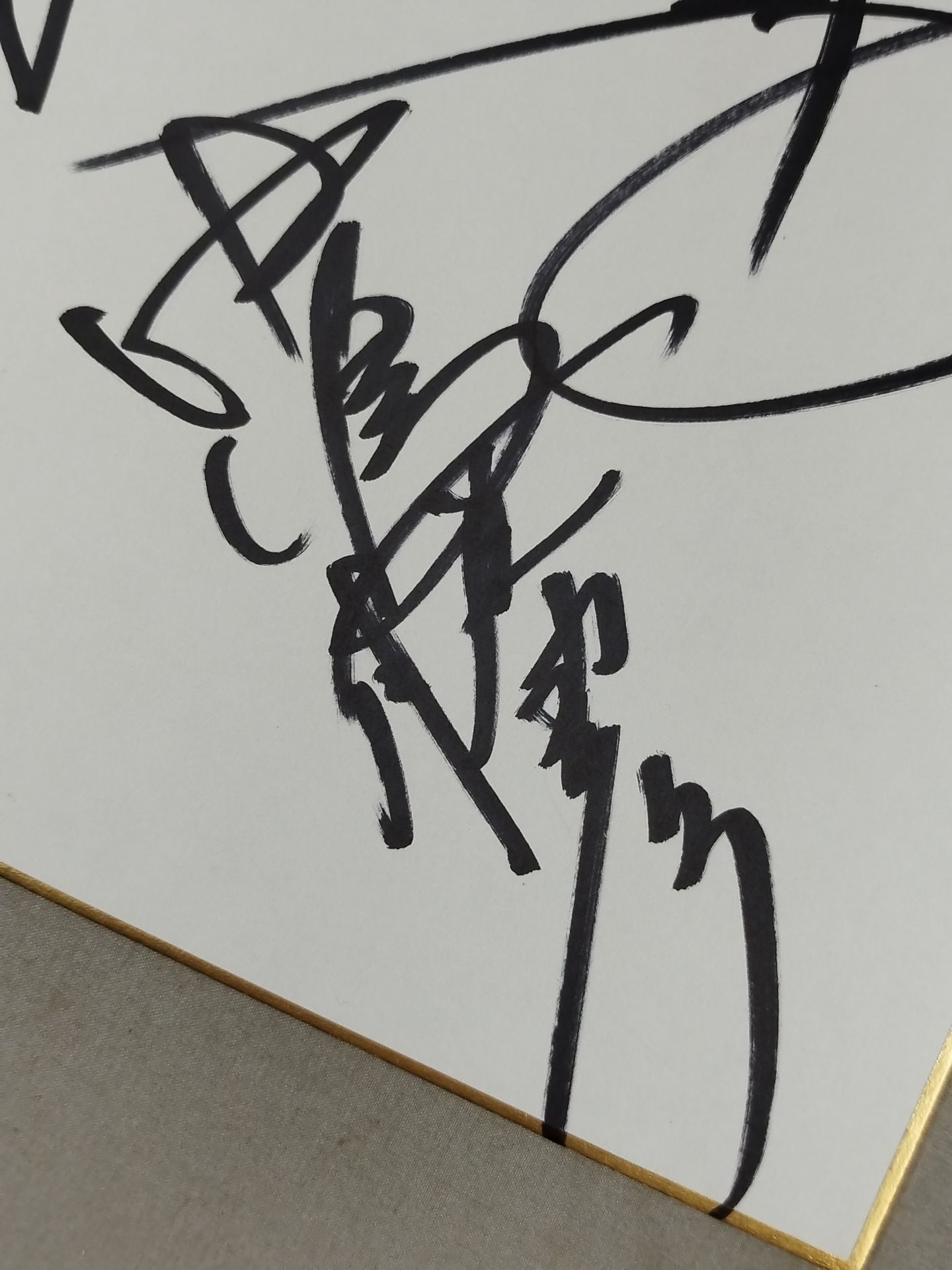 WJプロレス 4選手寄せ書き