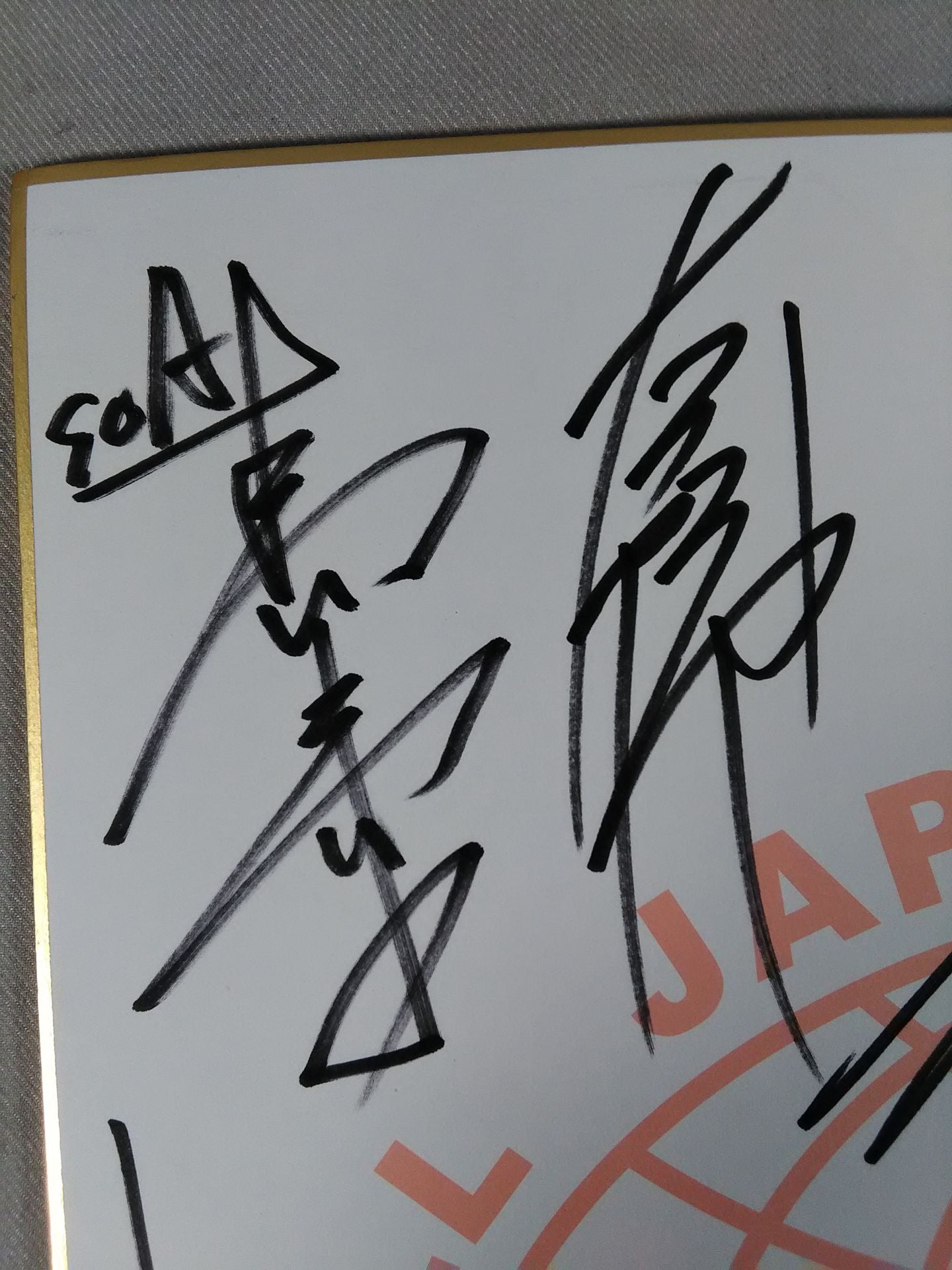 ★2012 チャンピオン・カーニバル★ 参加全選手 寄せ書き(全日本プロレス専用色紙)